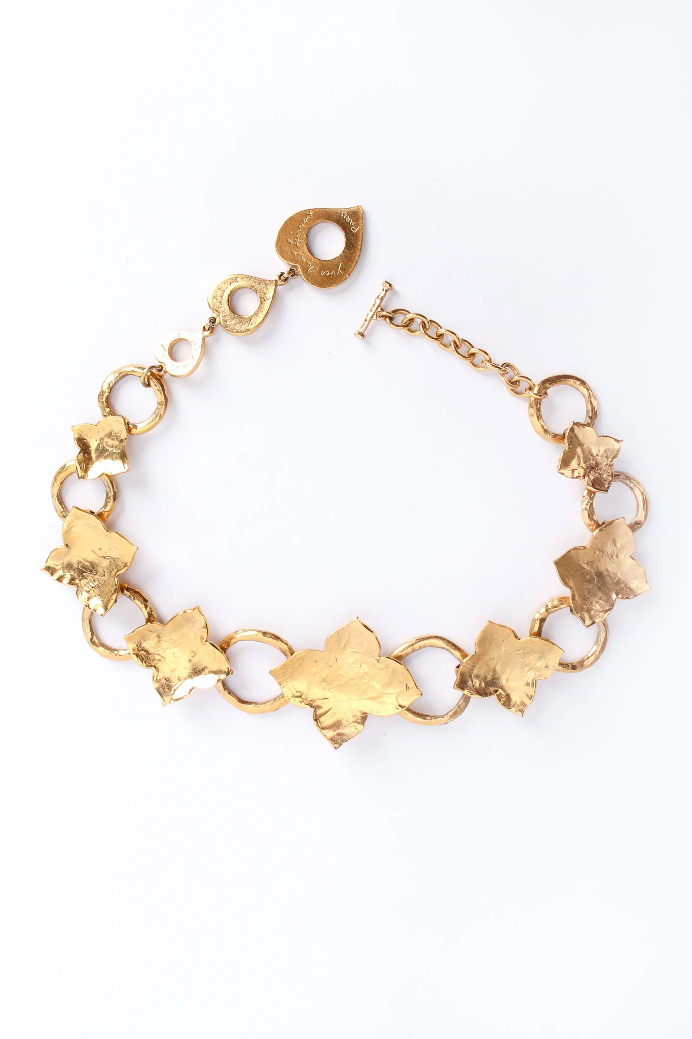 Hammered Leaf Necklace - Image 3