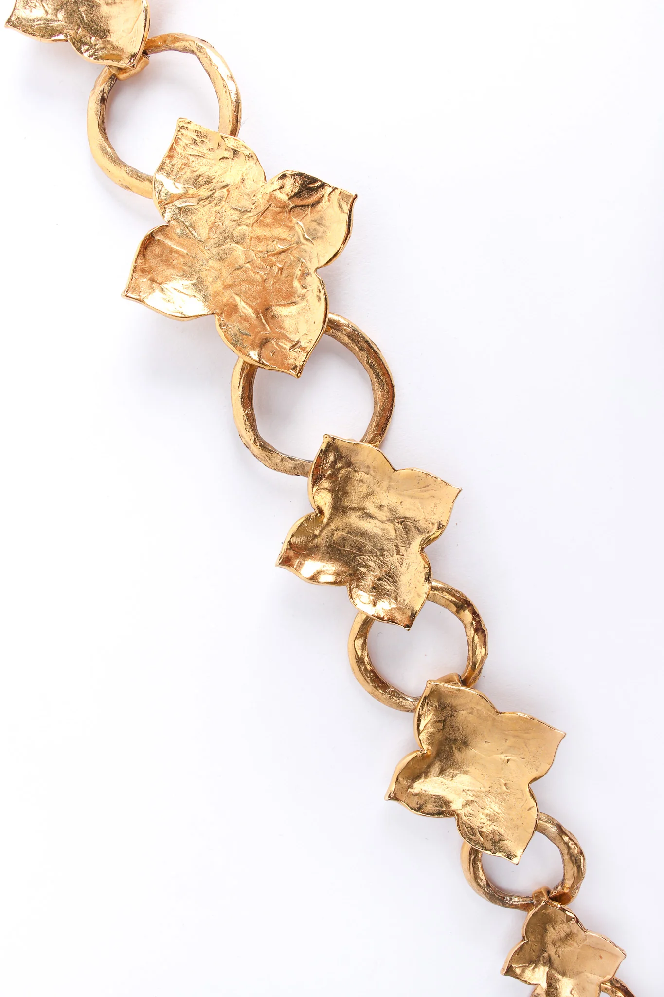 Hammered Leaf Necklace - Image 5