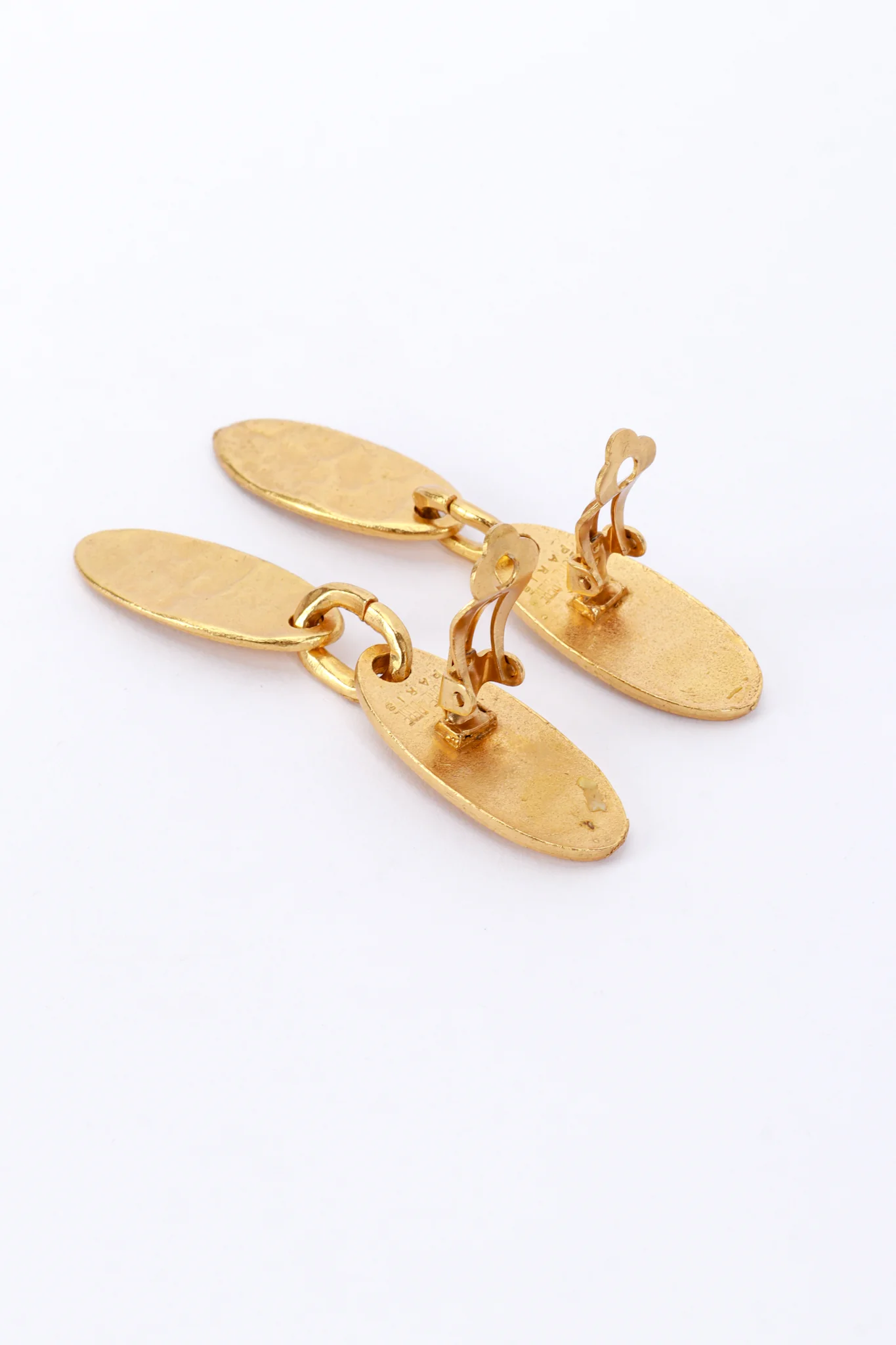 Hammered Oval Necklace & Earrings Set - Image 10