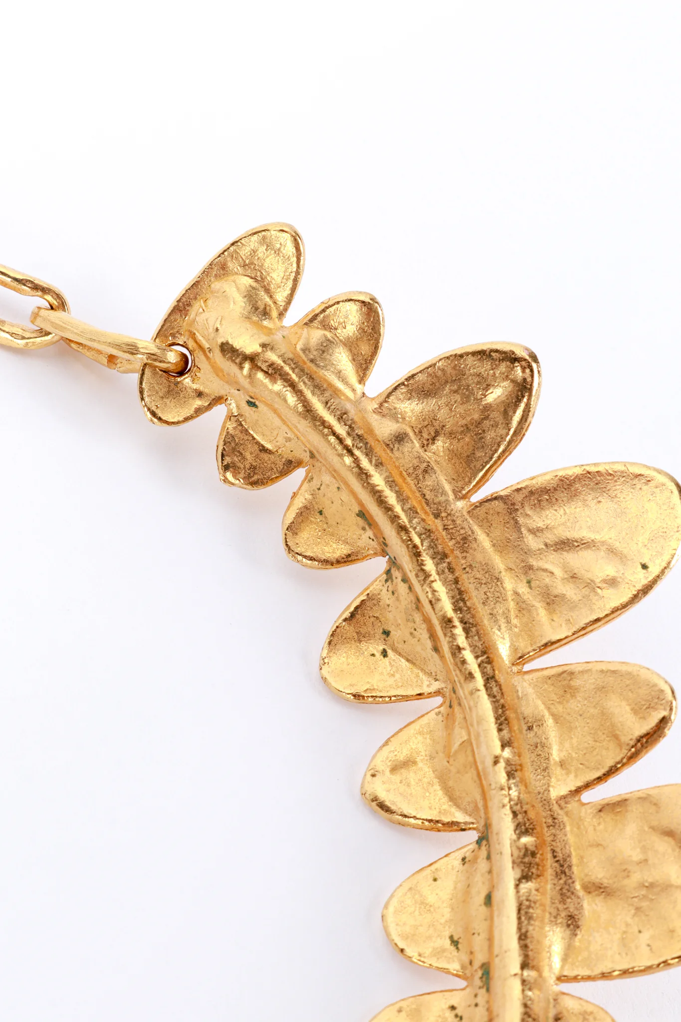 Hammered Oval Necklace & Earrings Set - Image 5