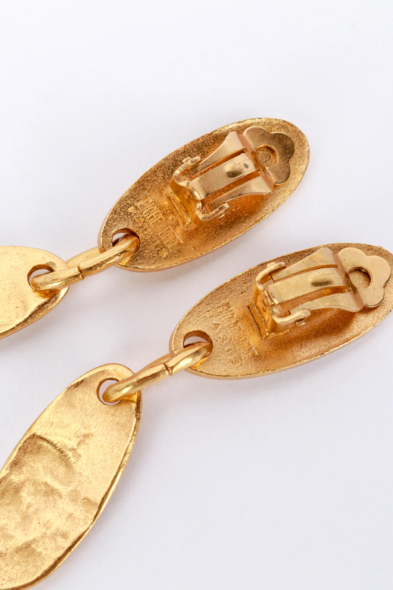 Hammered Oval Necklace & Earrings Set - Image 9