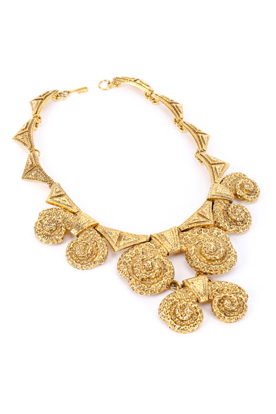 Hammered Swirl Collar Necklace - Image 3