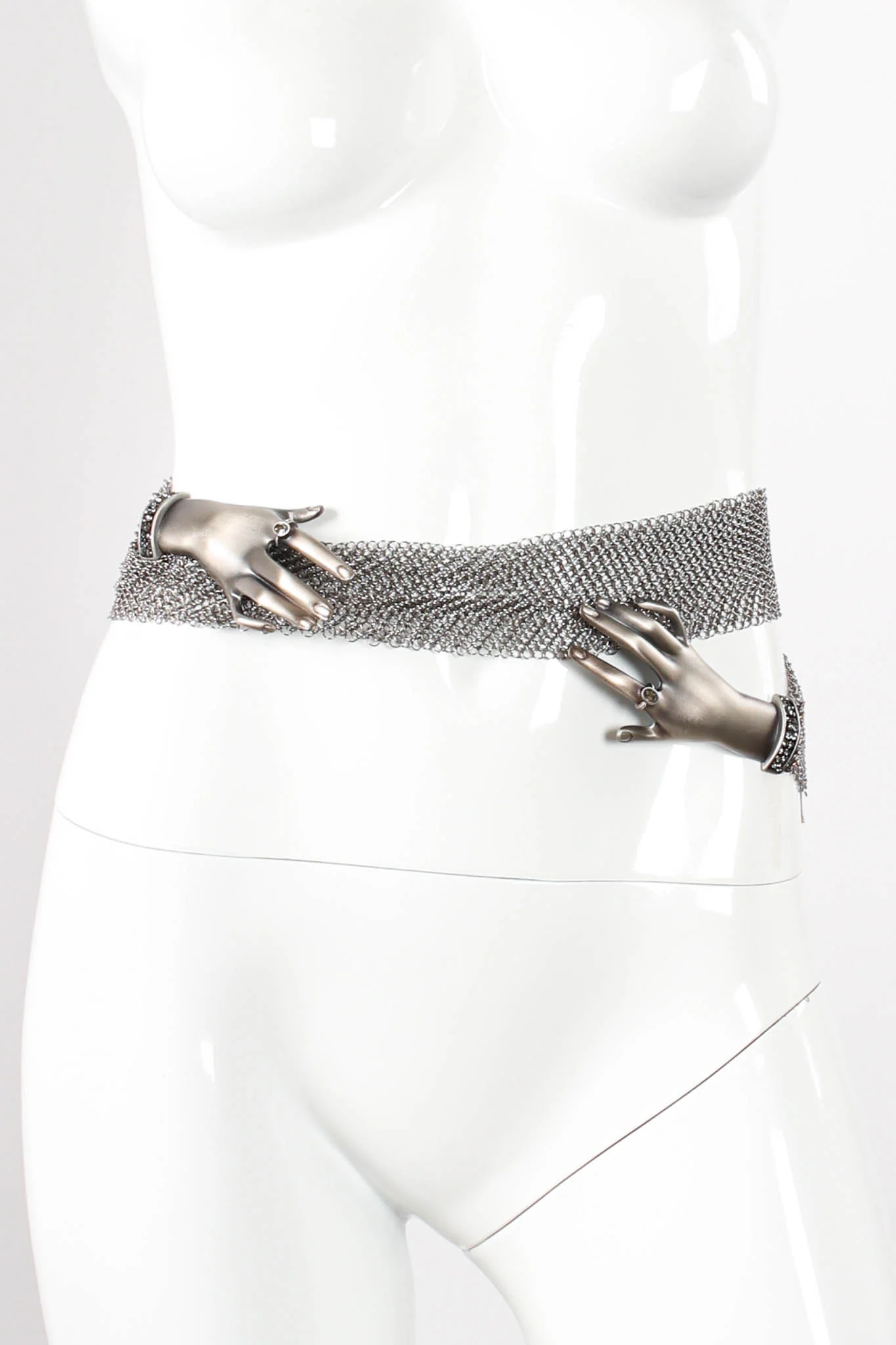 Hand Buckle Ring Mesh Belt II - Image 2