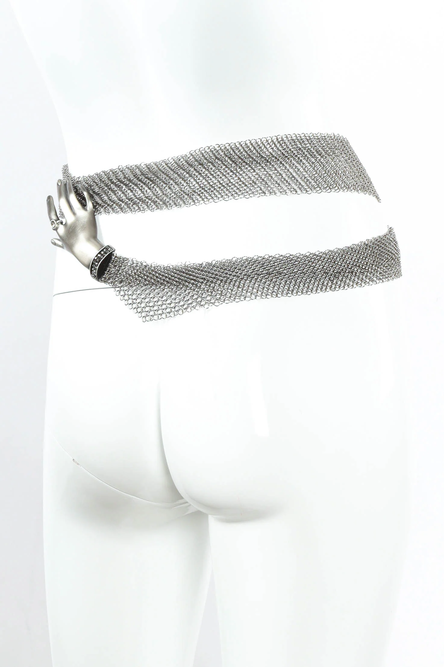 Hand Buckle Ring Mesh Belt III - Image 4