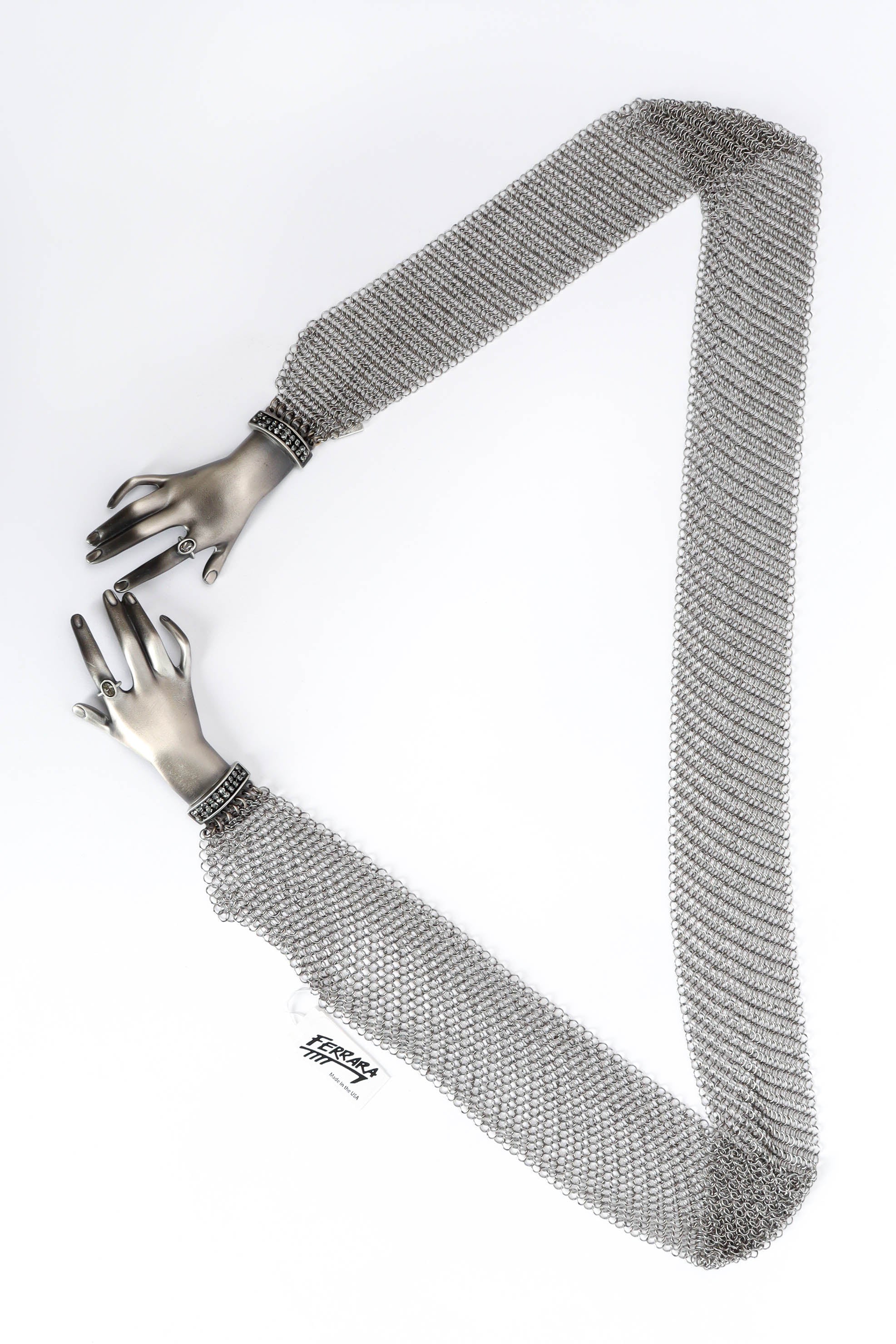 Hand Buckle Ring Mesh Belt III - Image 5