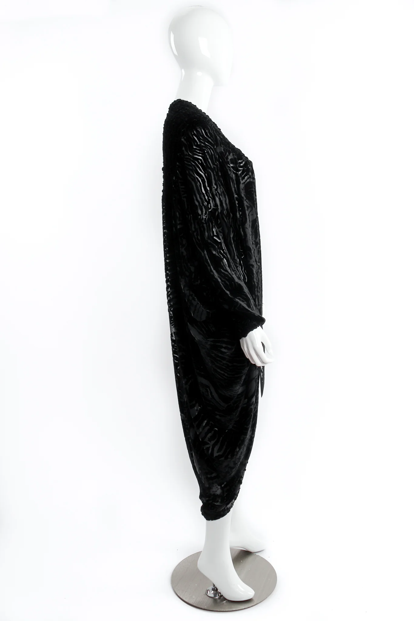 Silk Velvet Burnout Cocoon Duster - Image 3