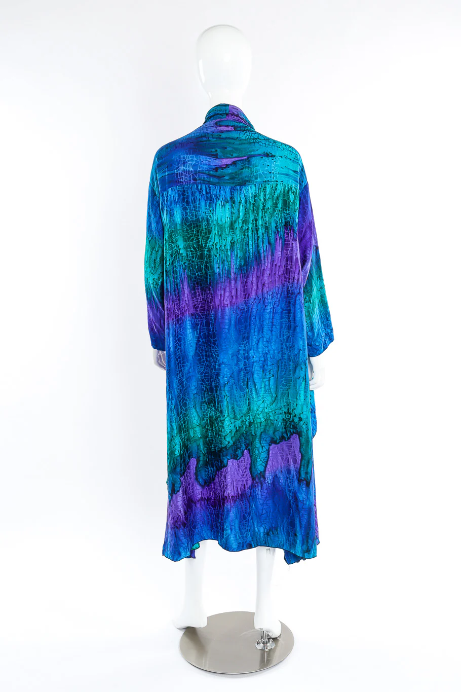 Hand Painted Silk Kimono Duster - Image 3