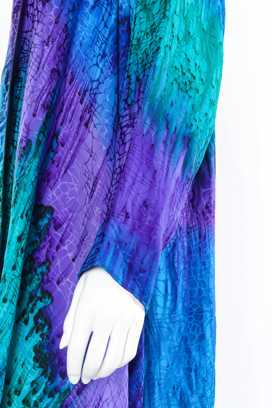 Hand Painted Silk Kimono Duster - Image 4