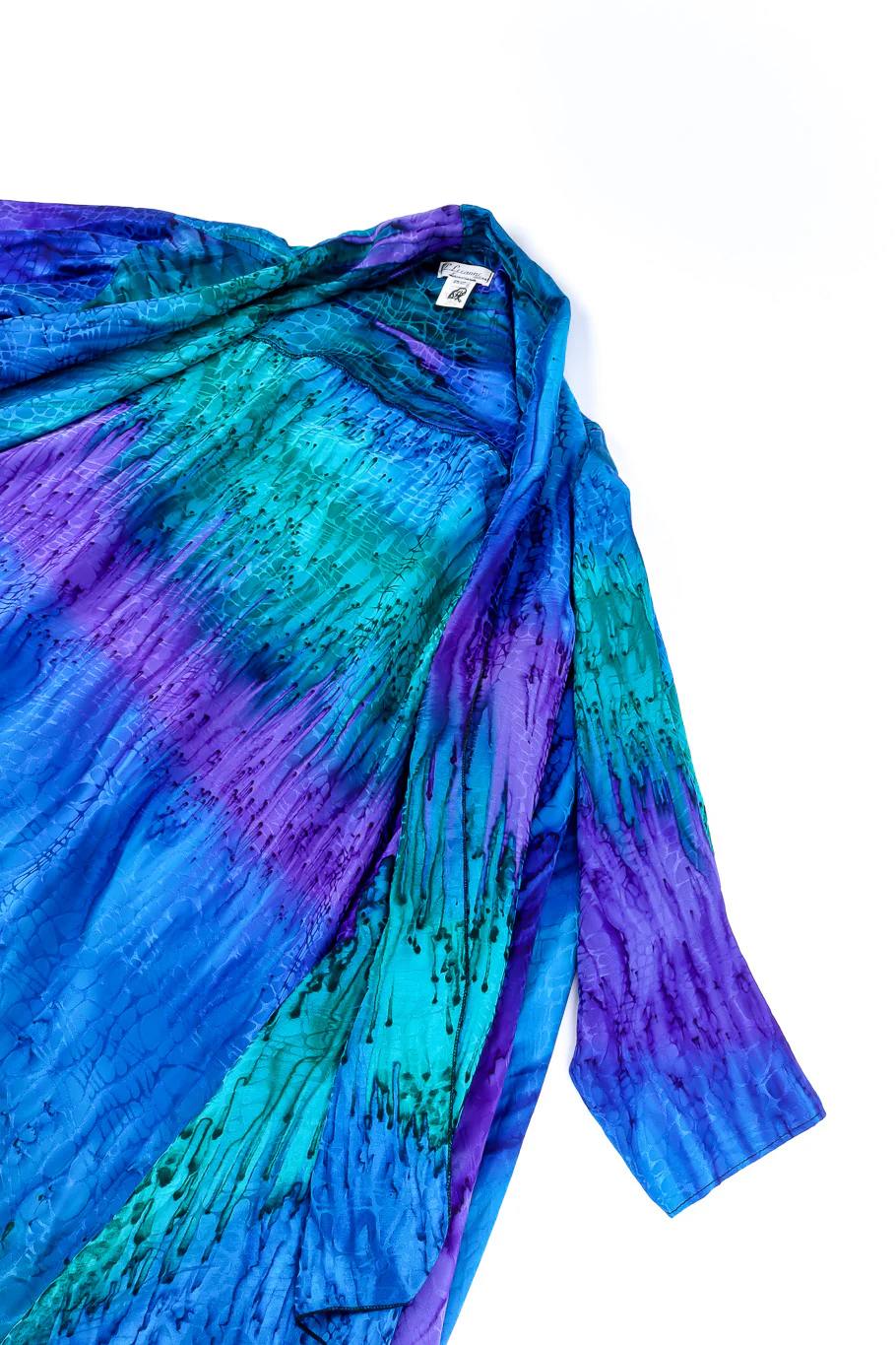 Hand Painted Silk Kimono Duster - Image 5