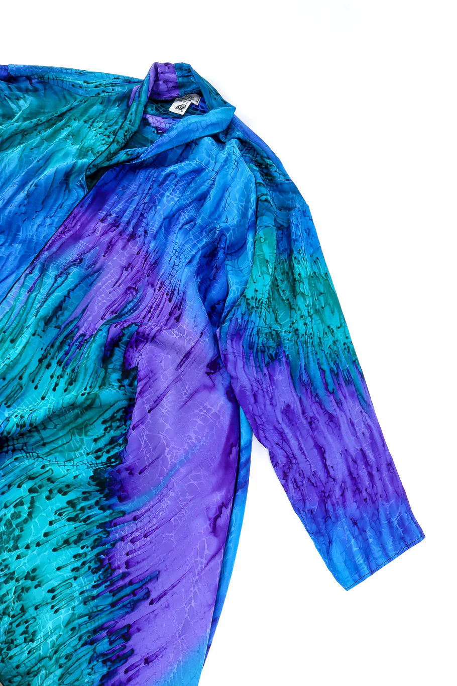 Hand Painted Silk Kimono Duster - Image 6