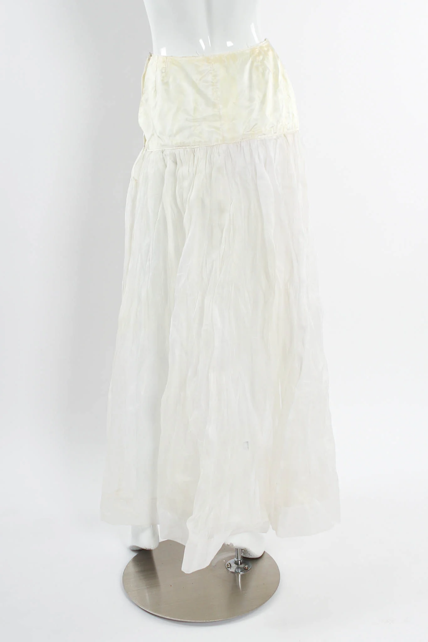 Hand Pleated Linen Skirt - Image 10
