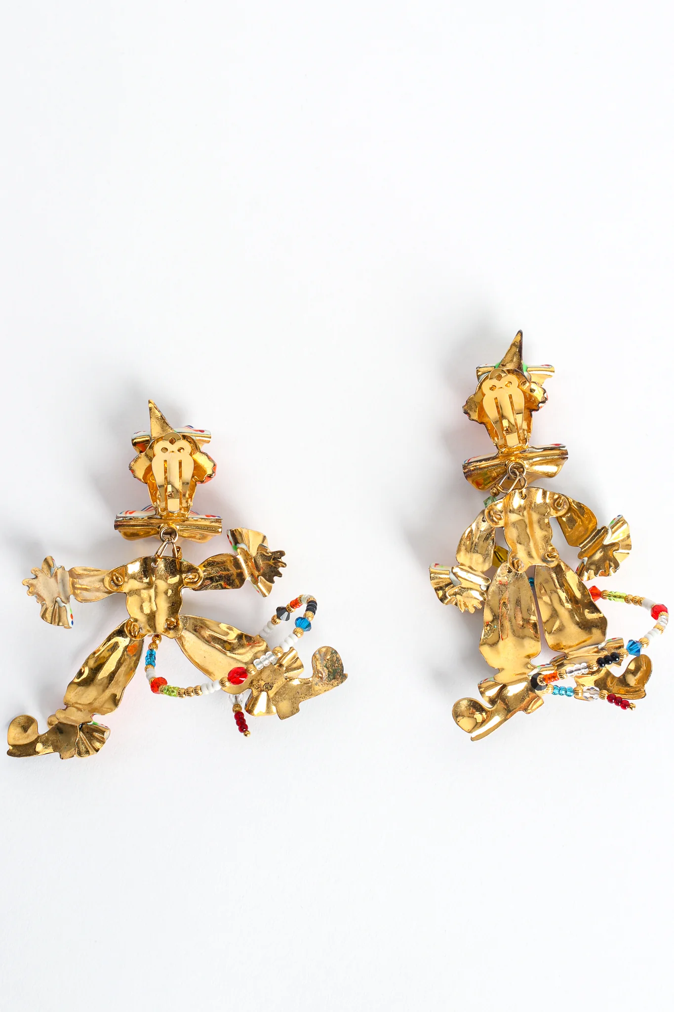 Harlequin Clown Earrings - Image 8