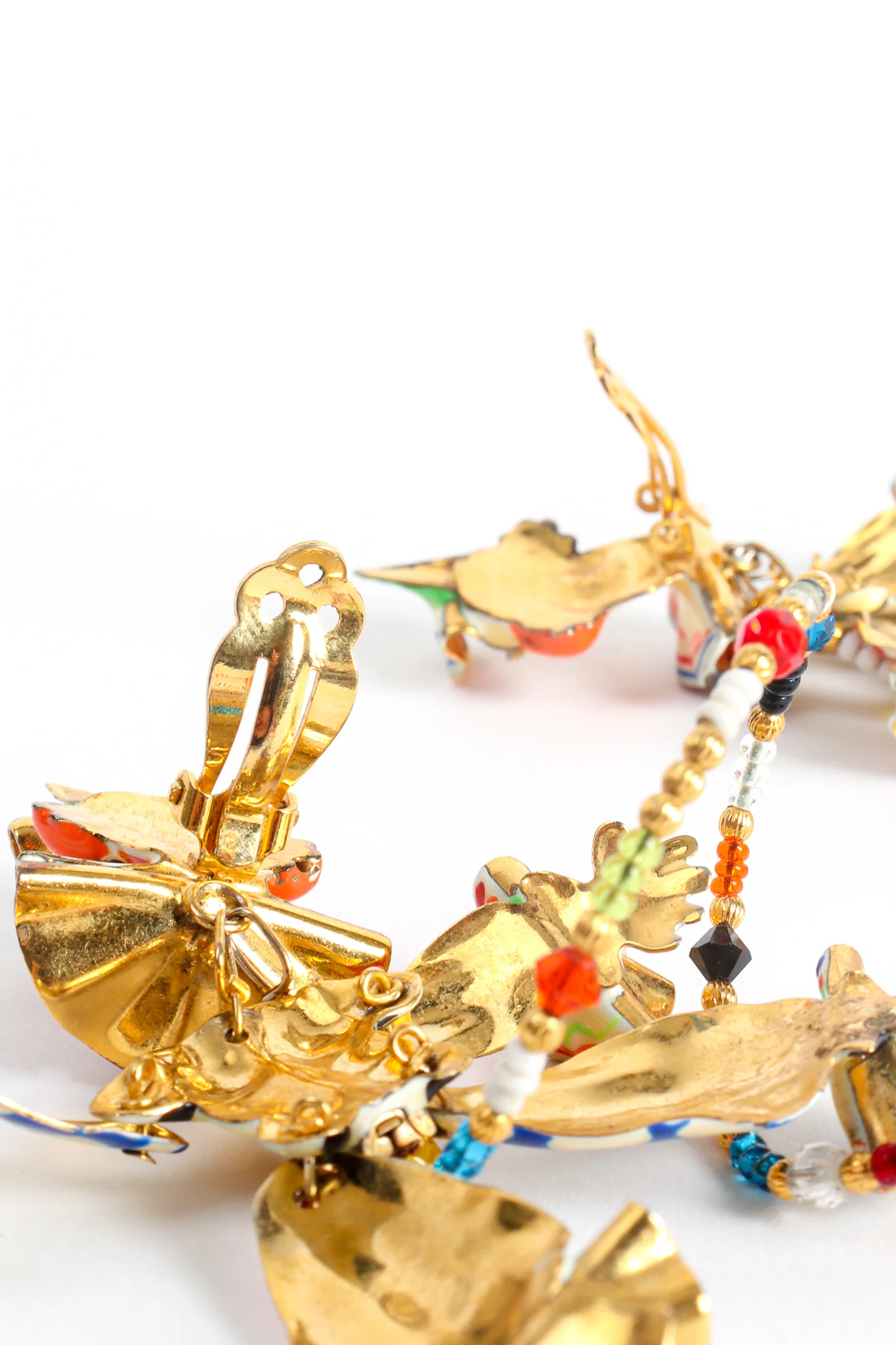 Harlequin Clown Earrings - Image 9