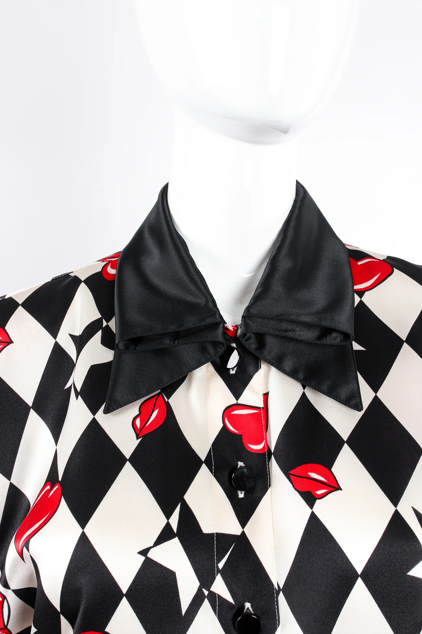 Harlequin Hearts & Bows Shirt - Image 2