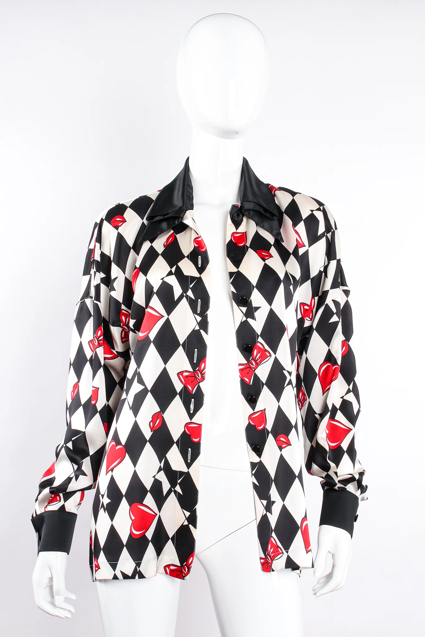 Harlequin Hearts & Bows Shirt - Image 4