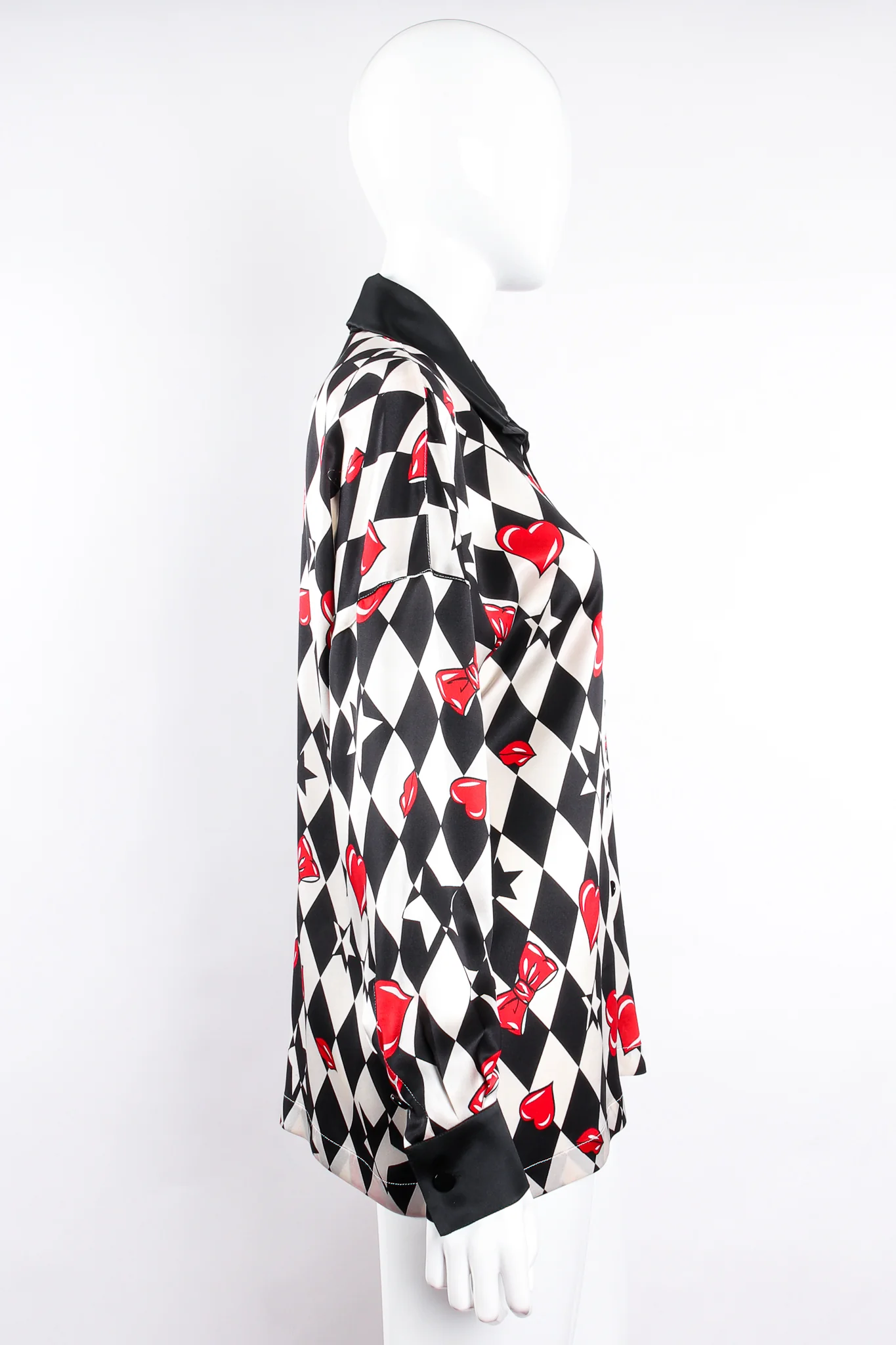 Harlequin Hearts & Bows Shirt - Image 5