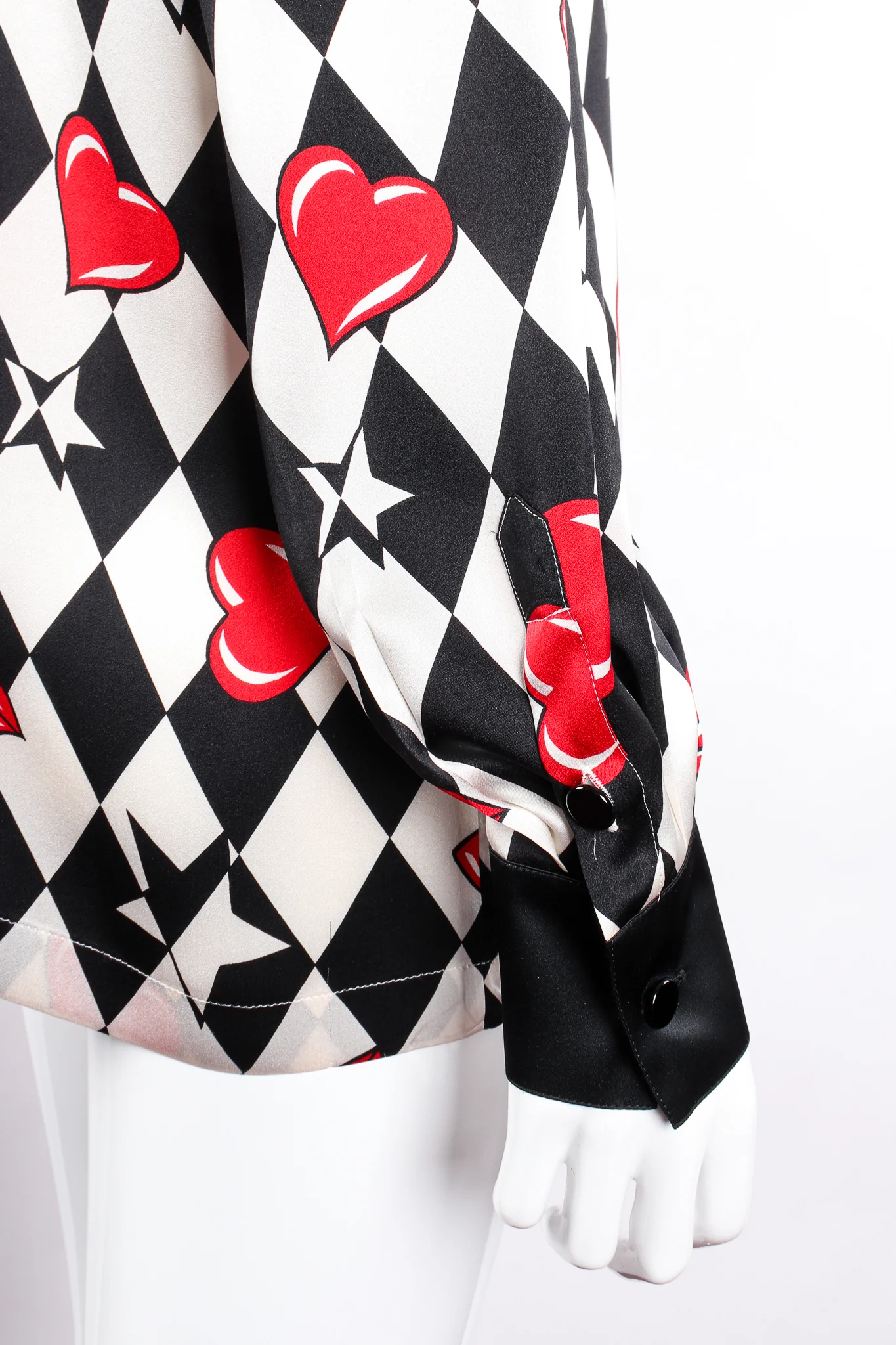Harlequin Hearts & Bows Shirt - Image 7