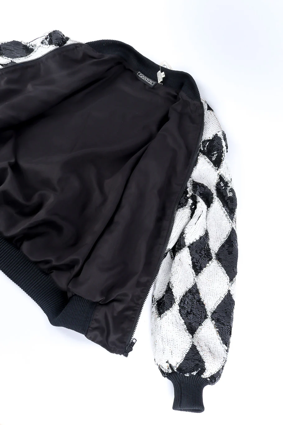 Harlequin Sequin Bomber Jacket - Image 10
