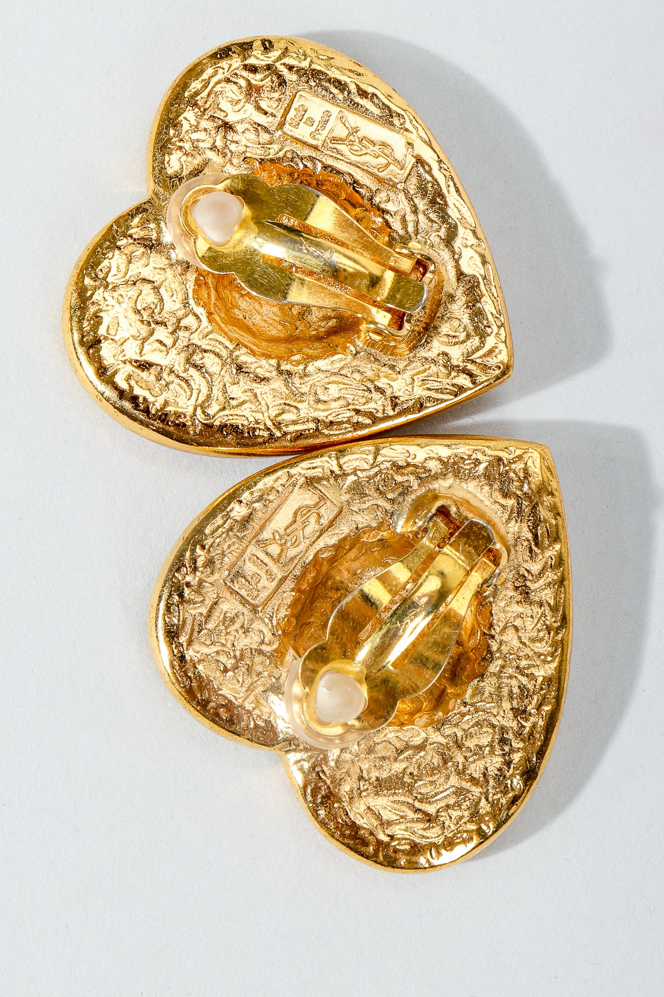 Heart Button Earrings - Image 5