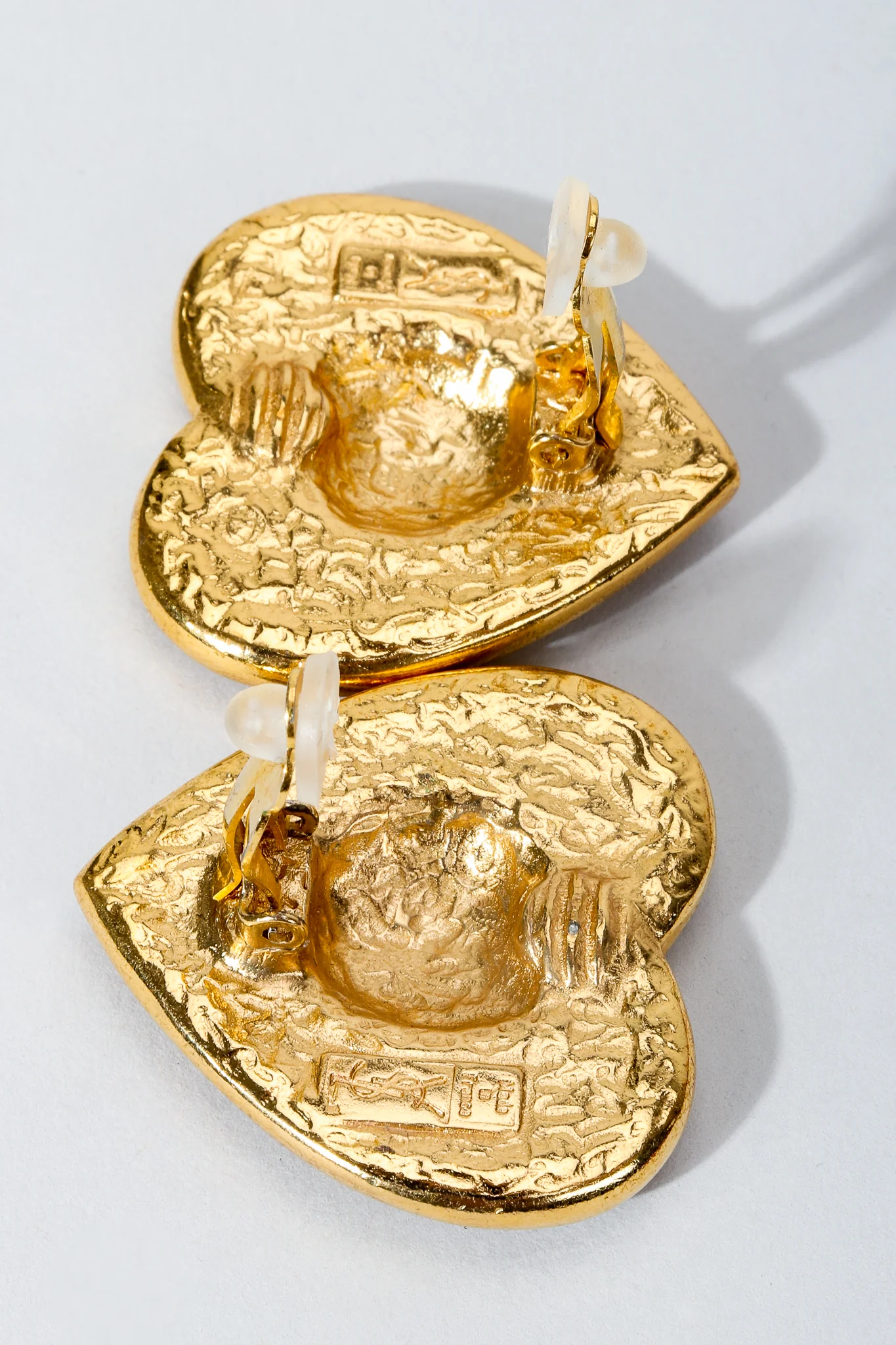 Heart Button Earrings - Image 6