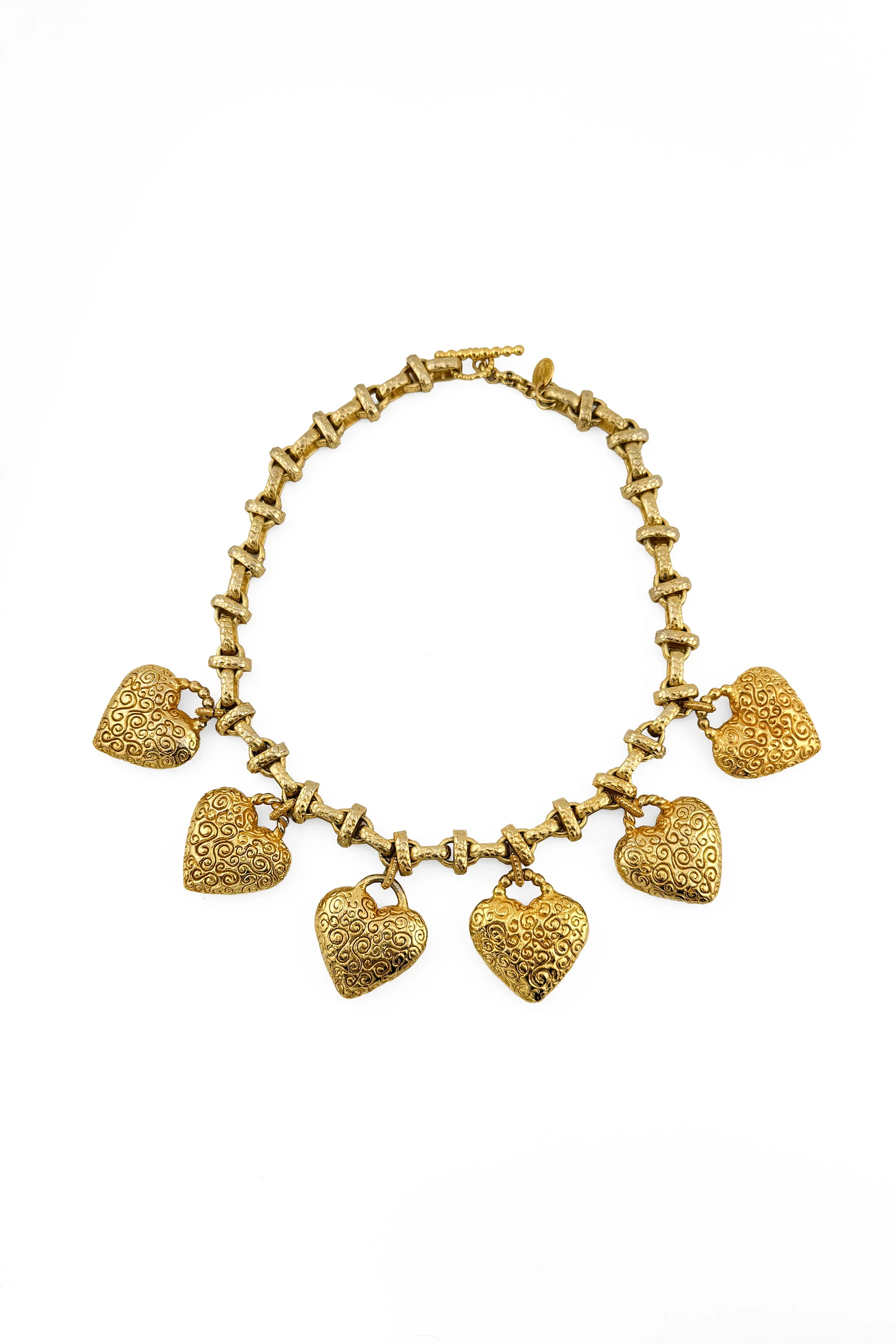 Heart Charm Dangle Necklace II