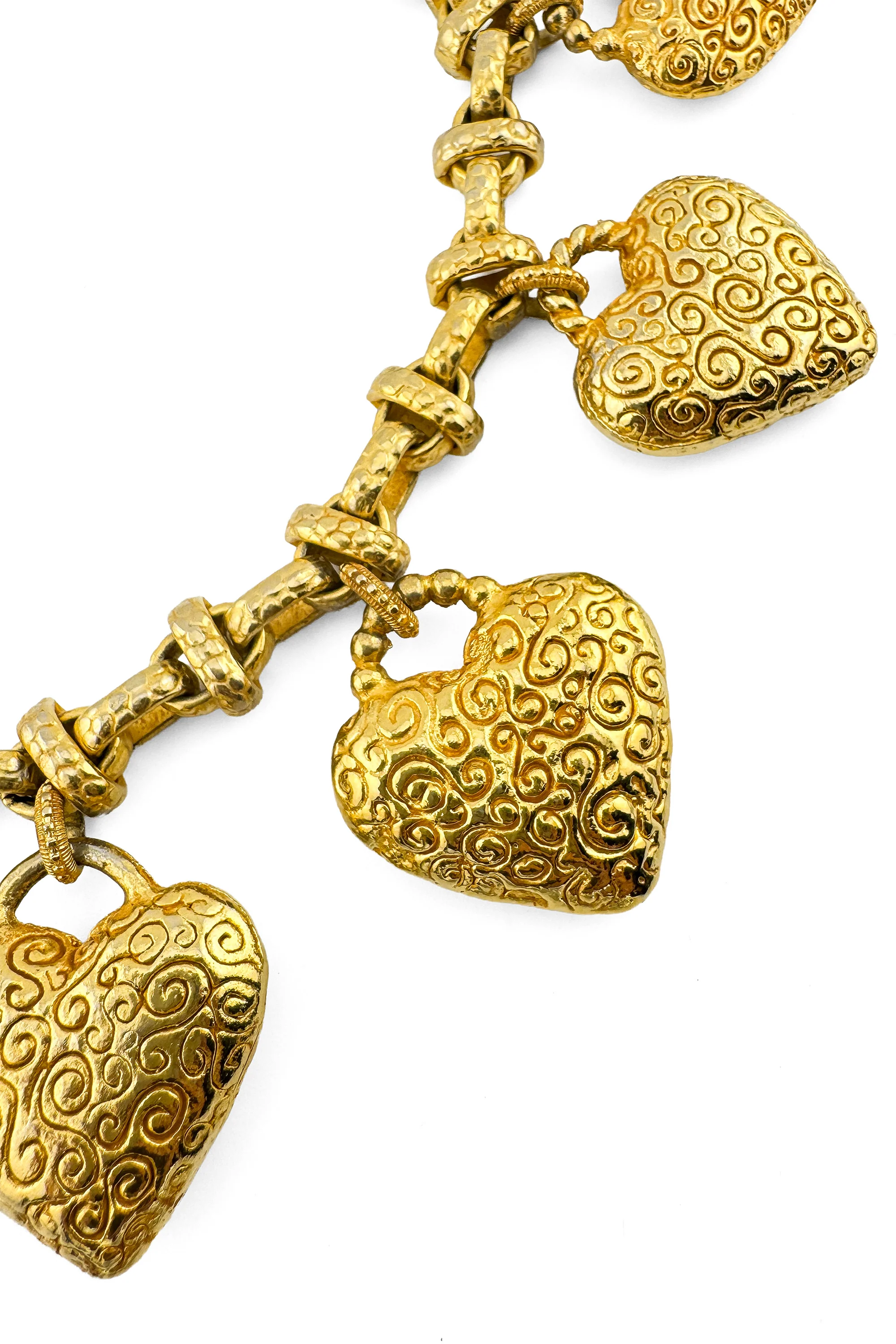Heart Charm Dangle Necklace II - Image 3