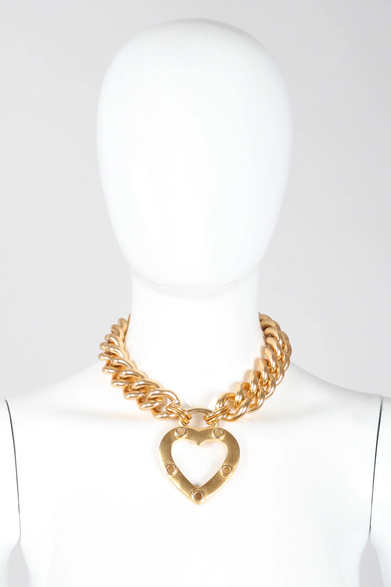 Heart Lock Chain Collar - Image 2