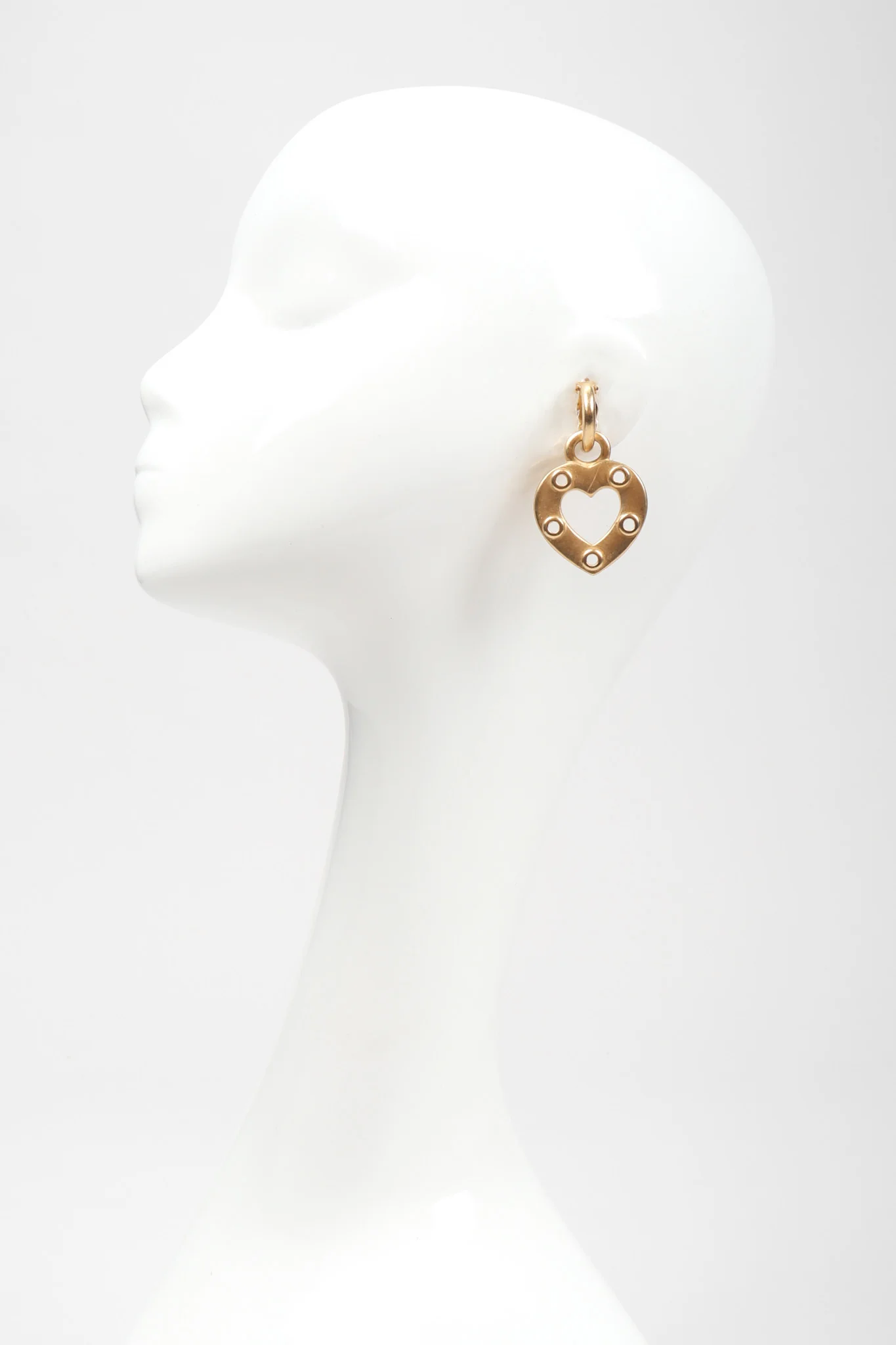 Heart Lock Earrings - Image 2