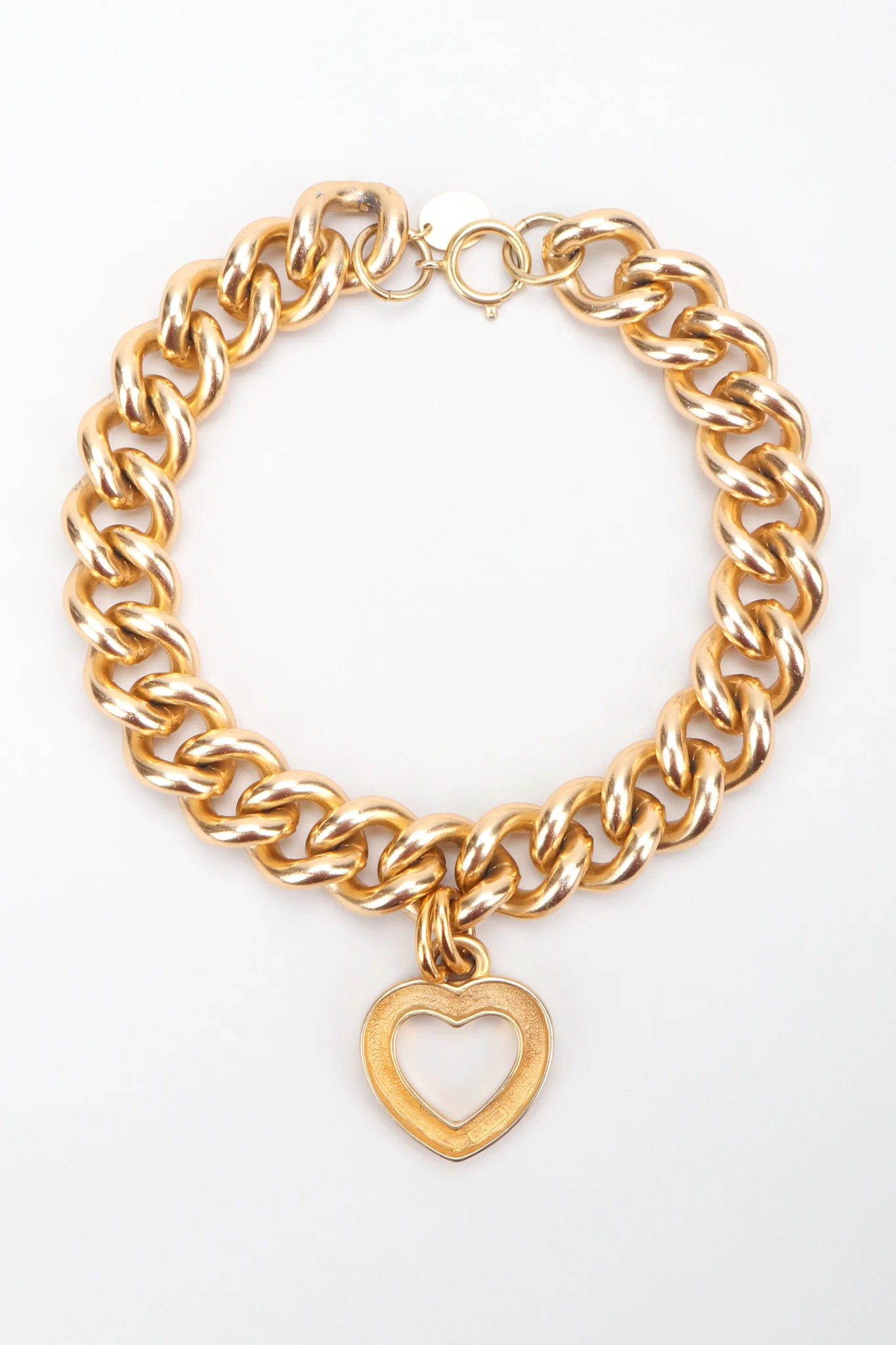 Heart Pendant Chain Collar - Image 8
