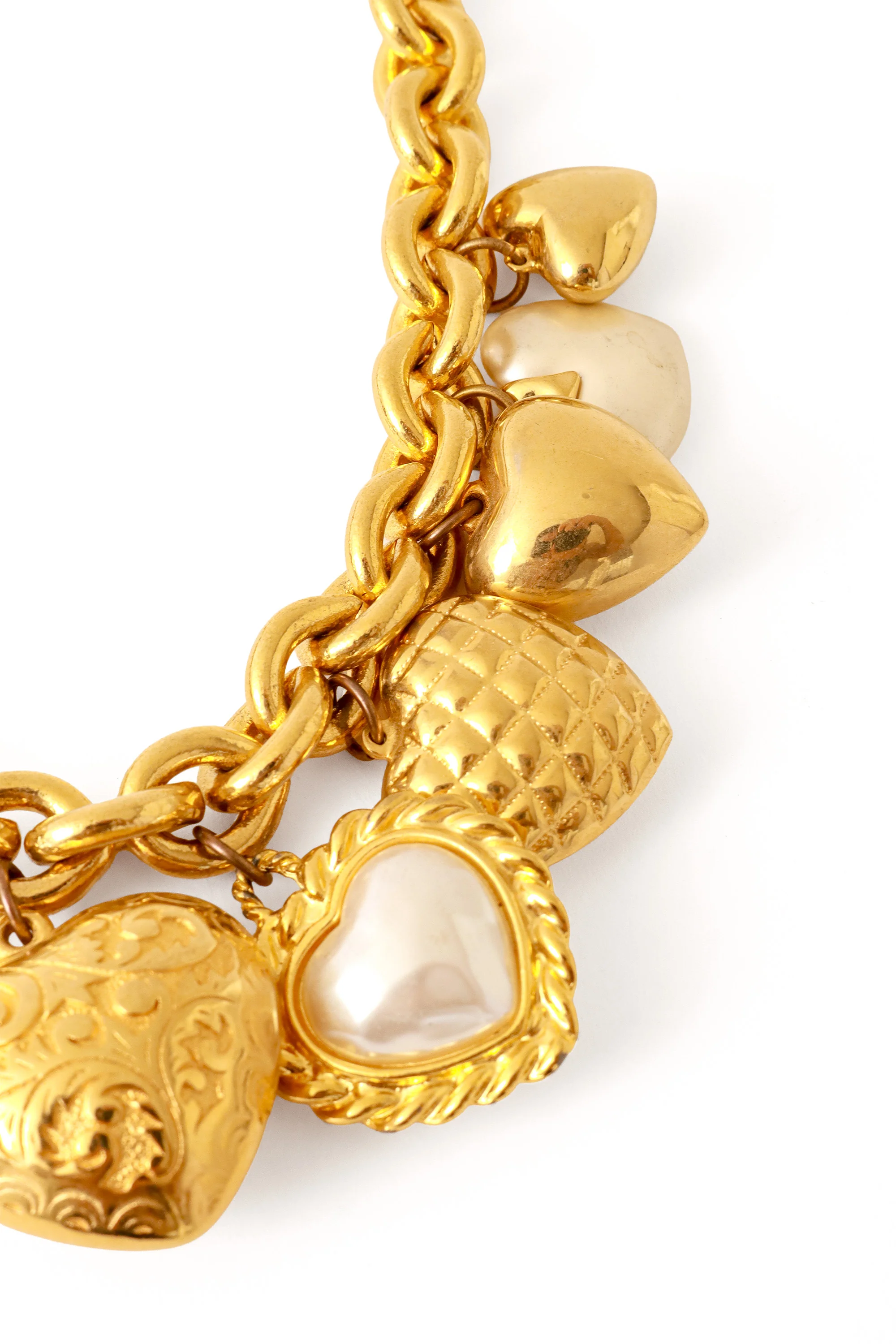 Heart Pillow Charm Necklace - Image 3