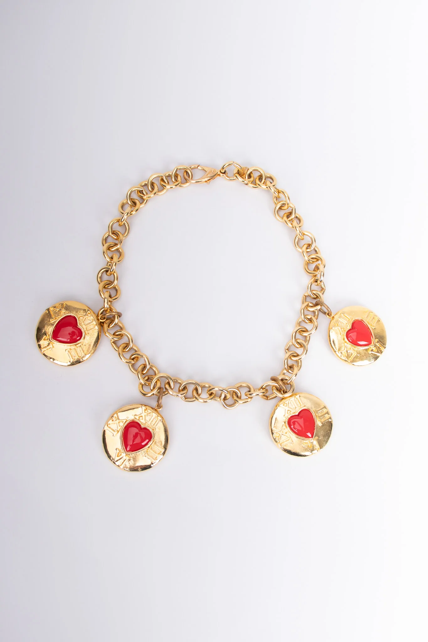 Hearts Charm Necklace - Image 2
