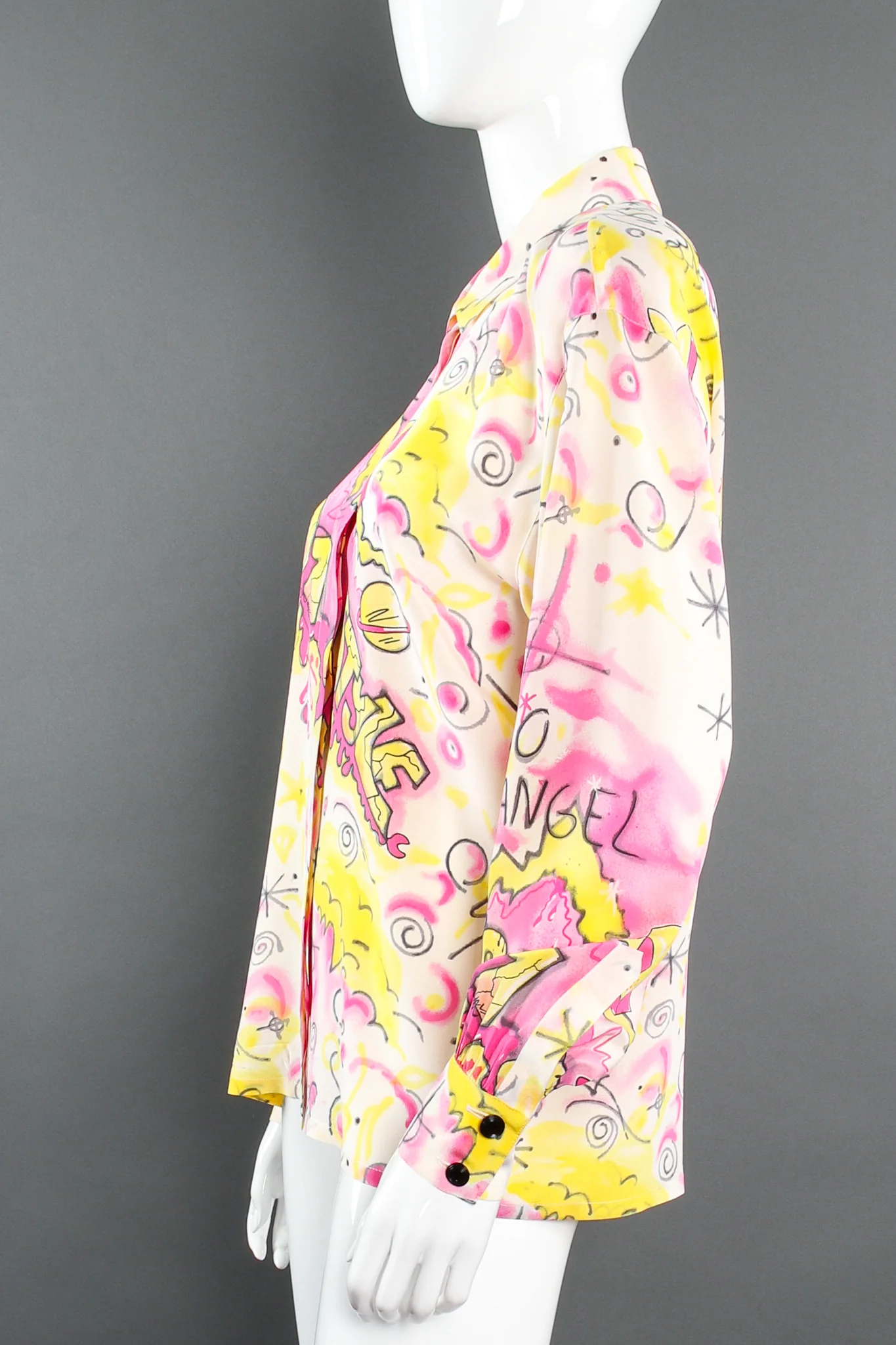 Hello Angel Graffiti Print Shirt - Image 7