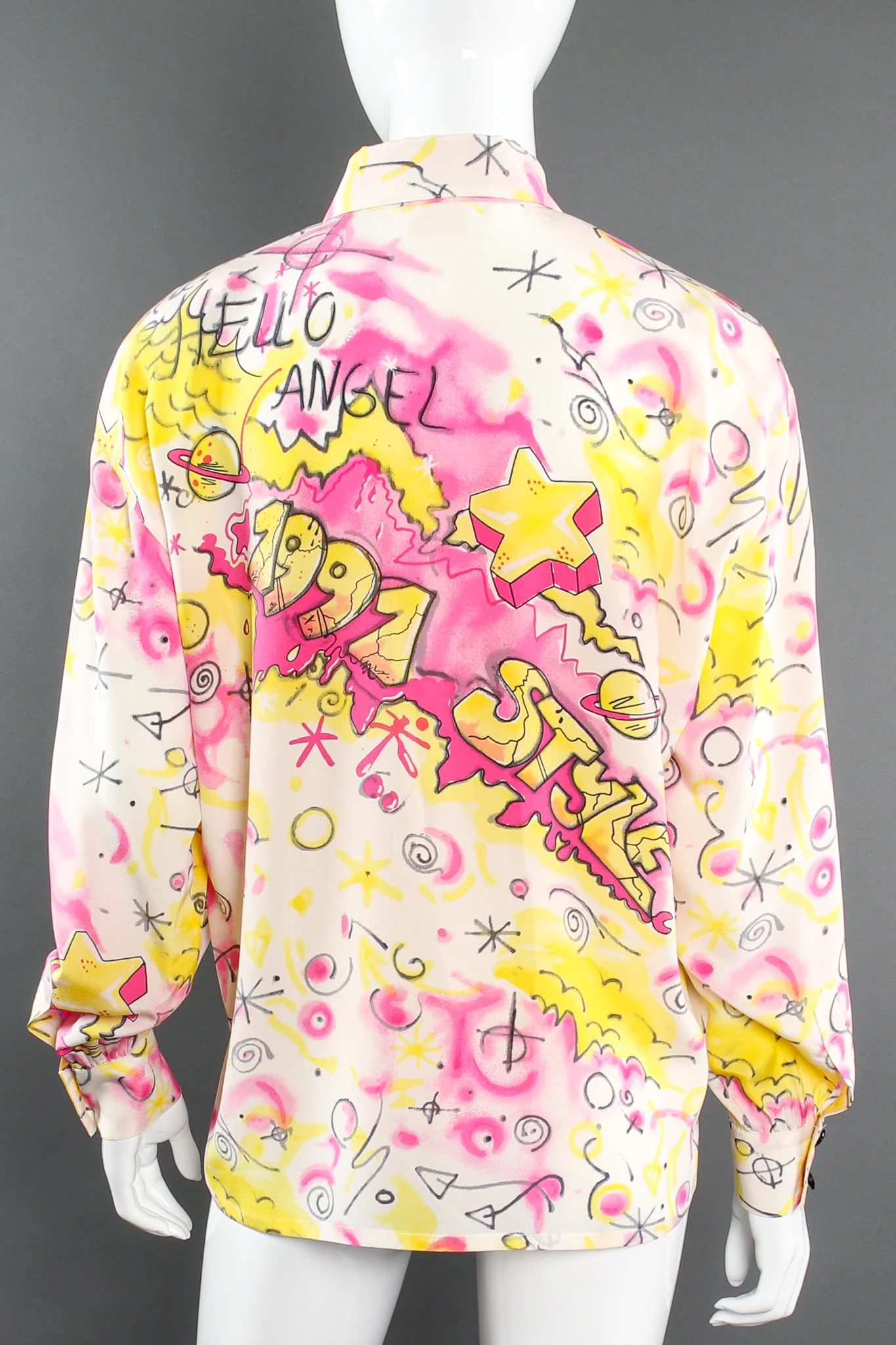 Hello Angel Graffiti Print Shirt - Image 8