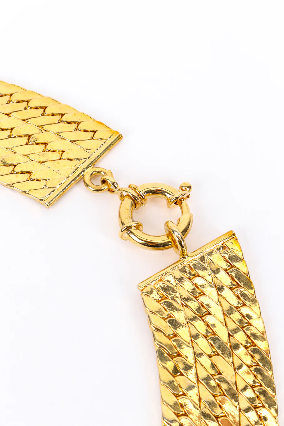 Herringbone Chain Collar Necklace - Image 5