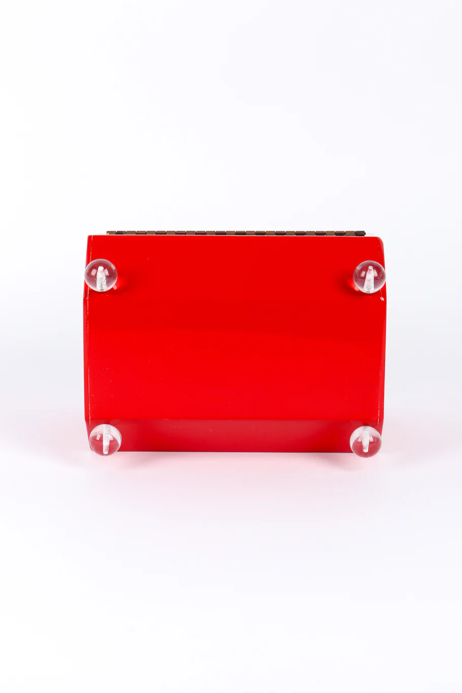 Hexagon Lucite Box Bag - Image 3