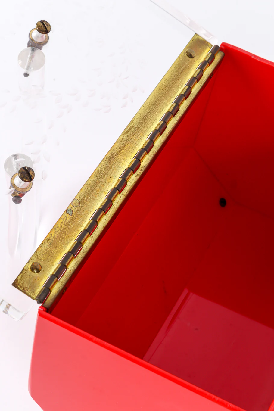 Hexagon Lucite Box Bag - Image 9