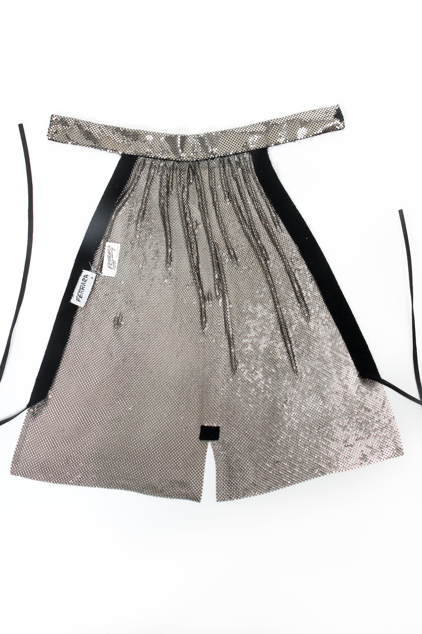 High Mock Neck Metal Mesh Halter - Image 9