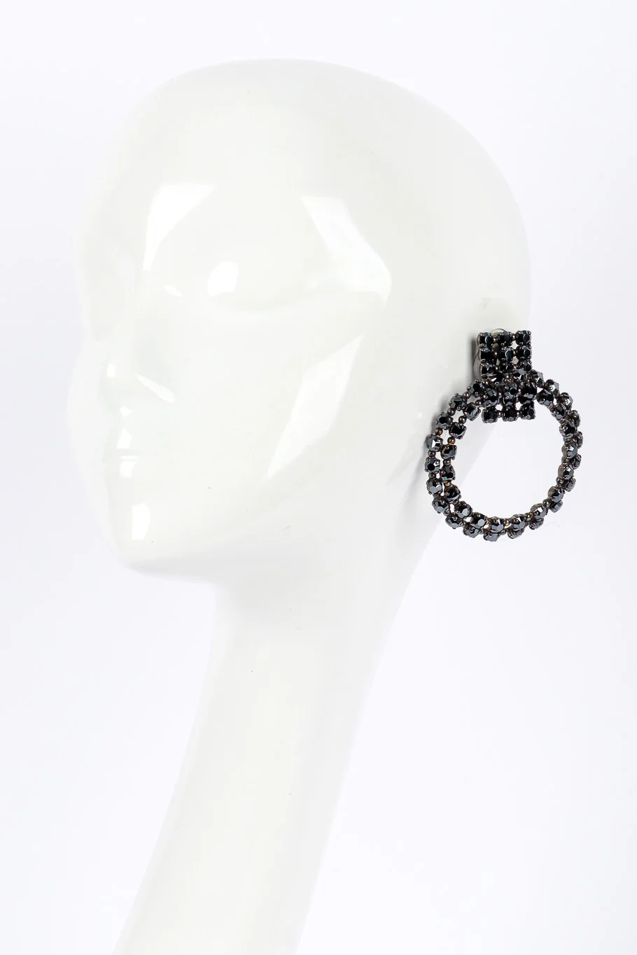 Hinged Hoop Drop Earrings - Image 2