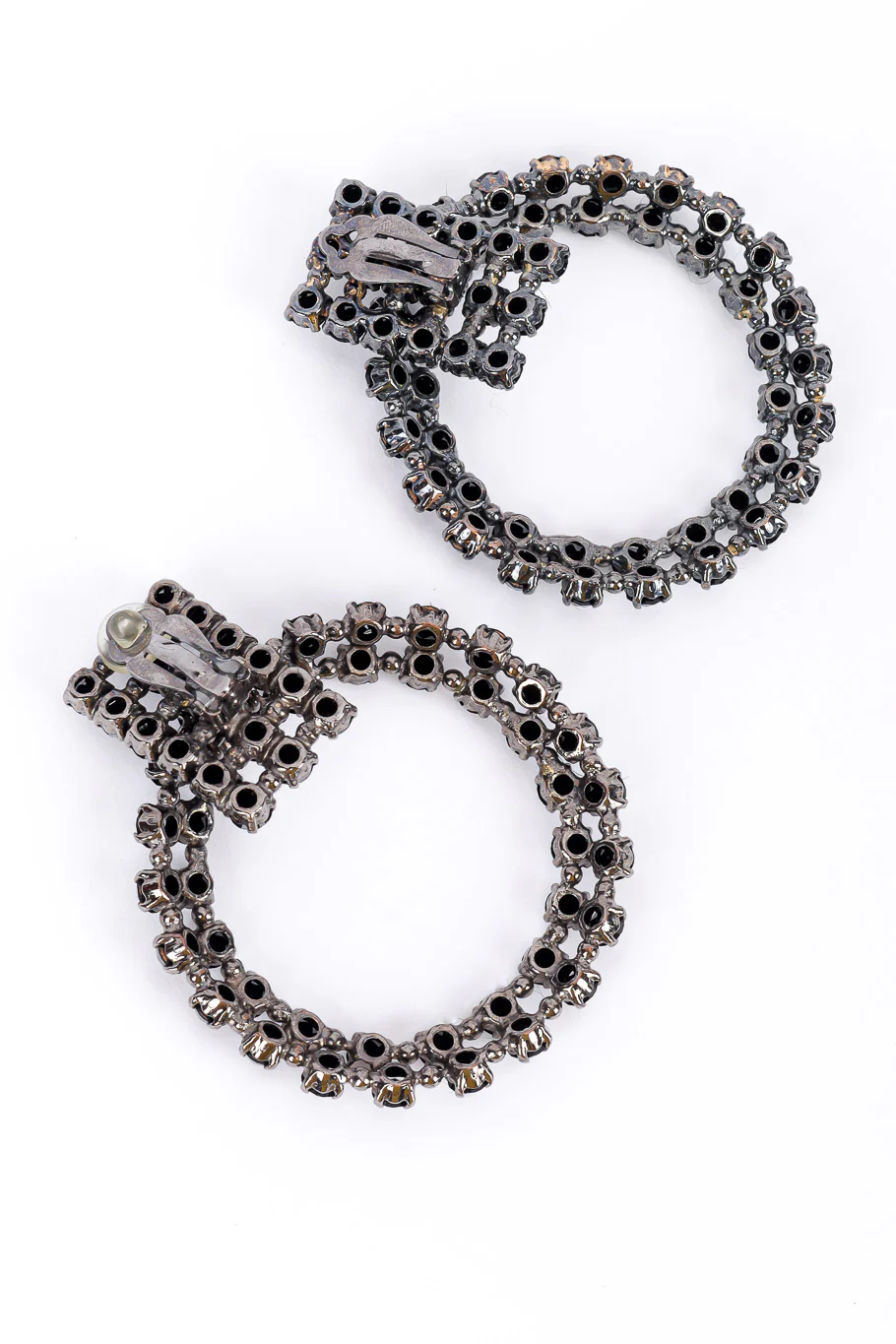 Hinged Hoop Drop Earrings - Image 5