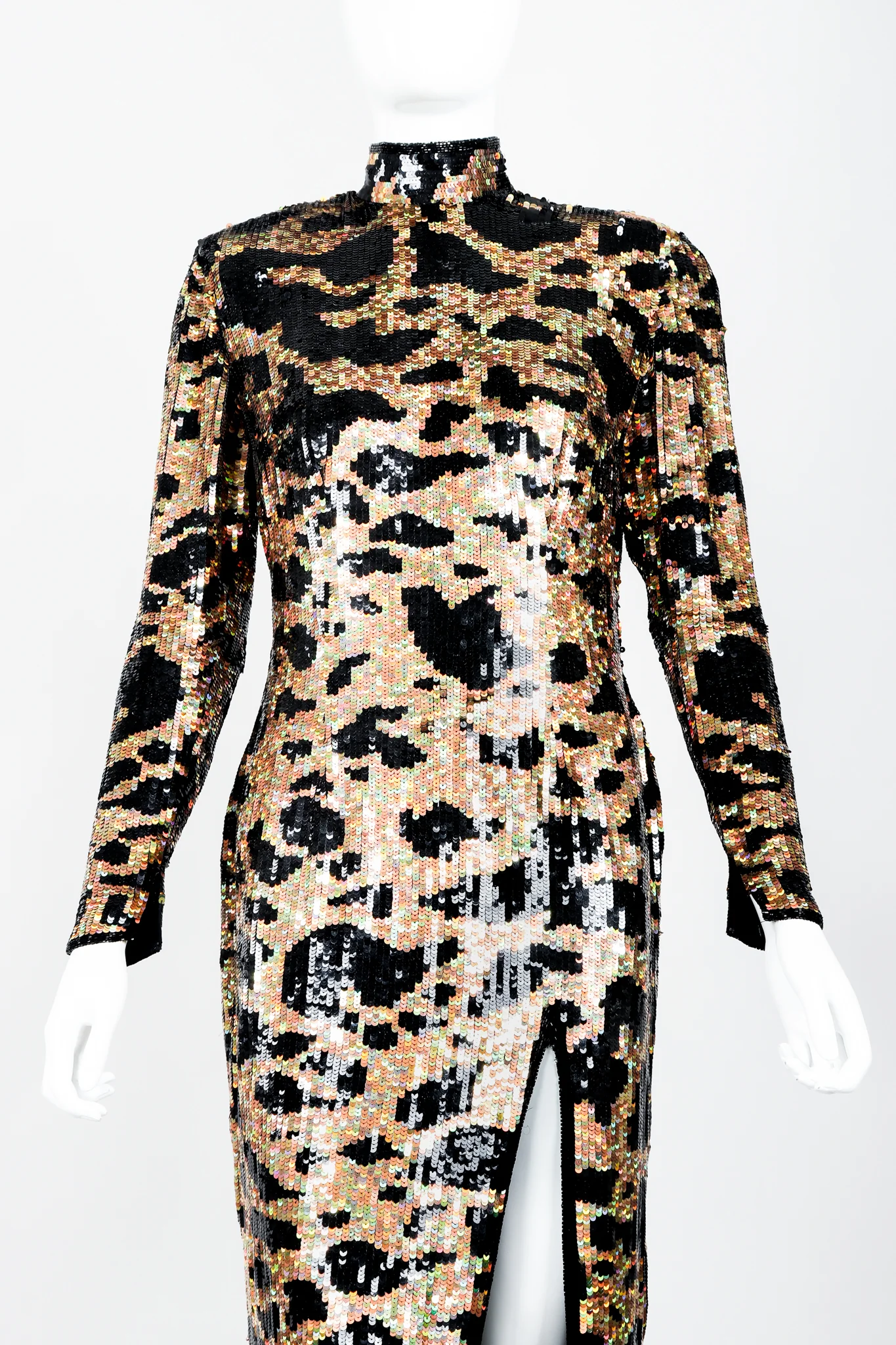Holographic Sequin Sheath Dress - Image 4