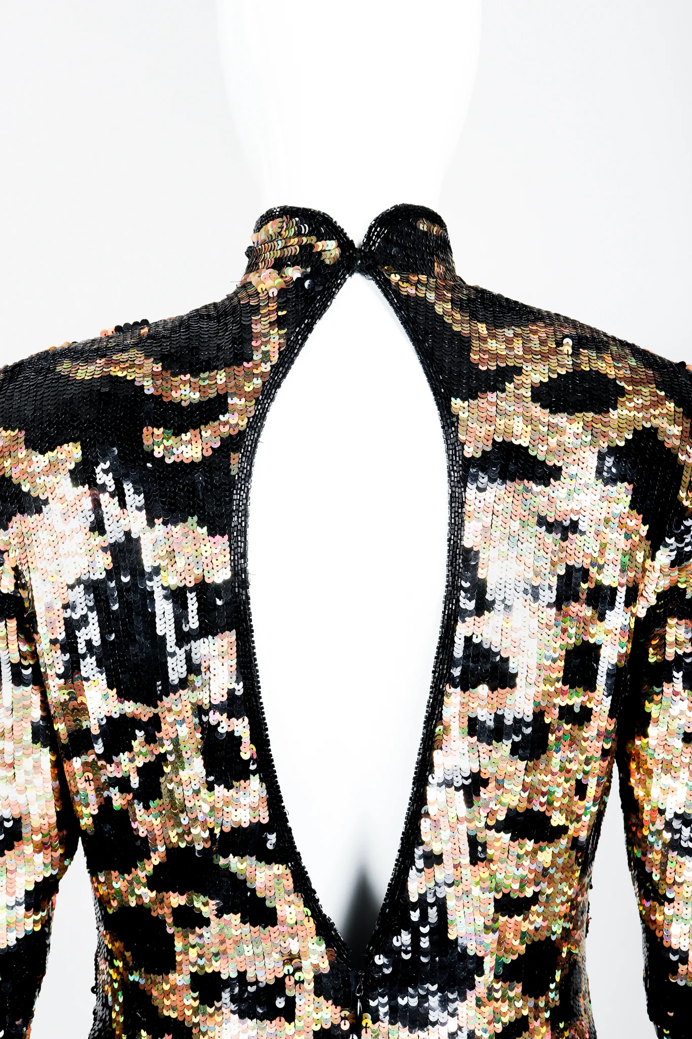 Holographic Sequin Sheath Dress - Image 5