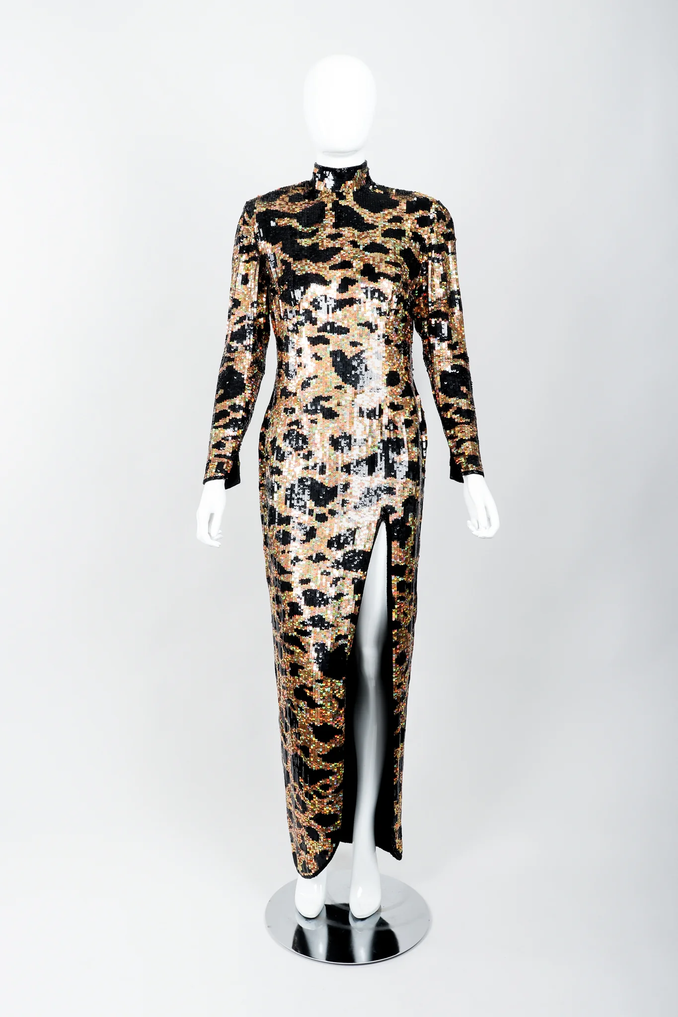 Holographic Sequin Sheath Dress - Image 6