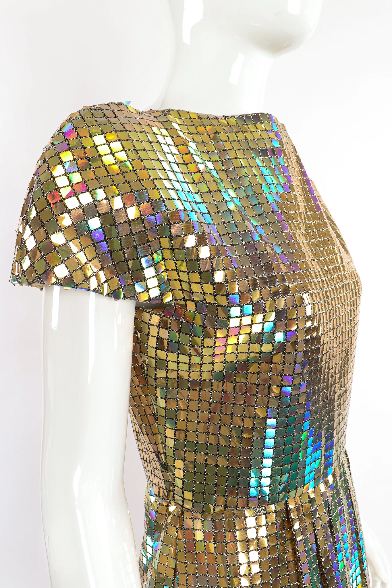 Holographic Tile Disco Dress