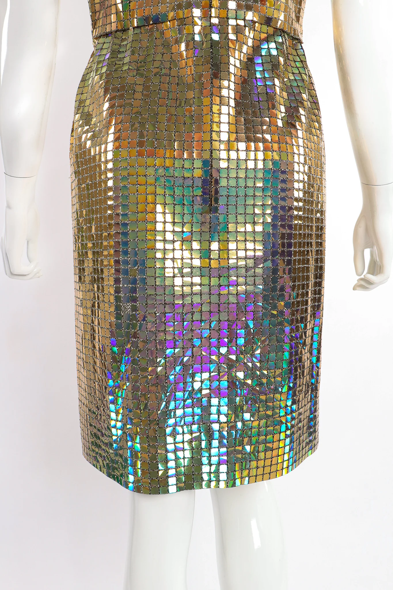 Holographic Tile Disco Dress - Image 8