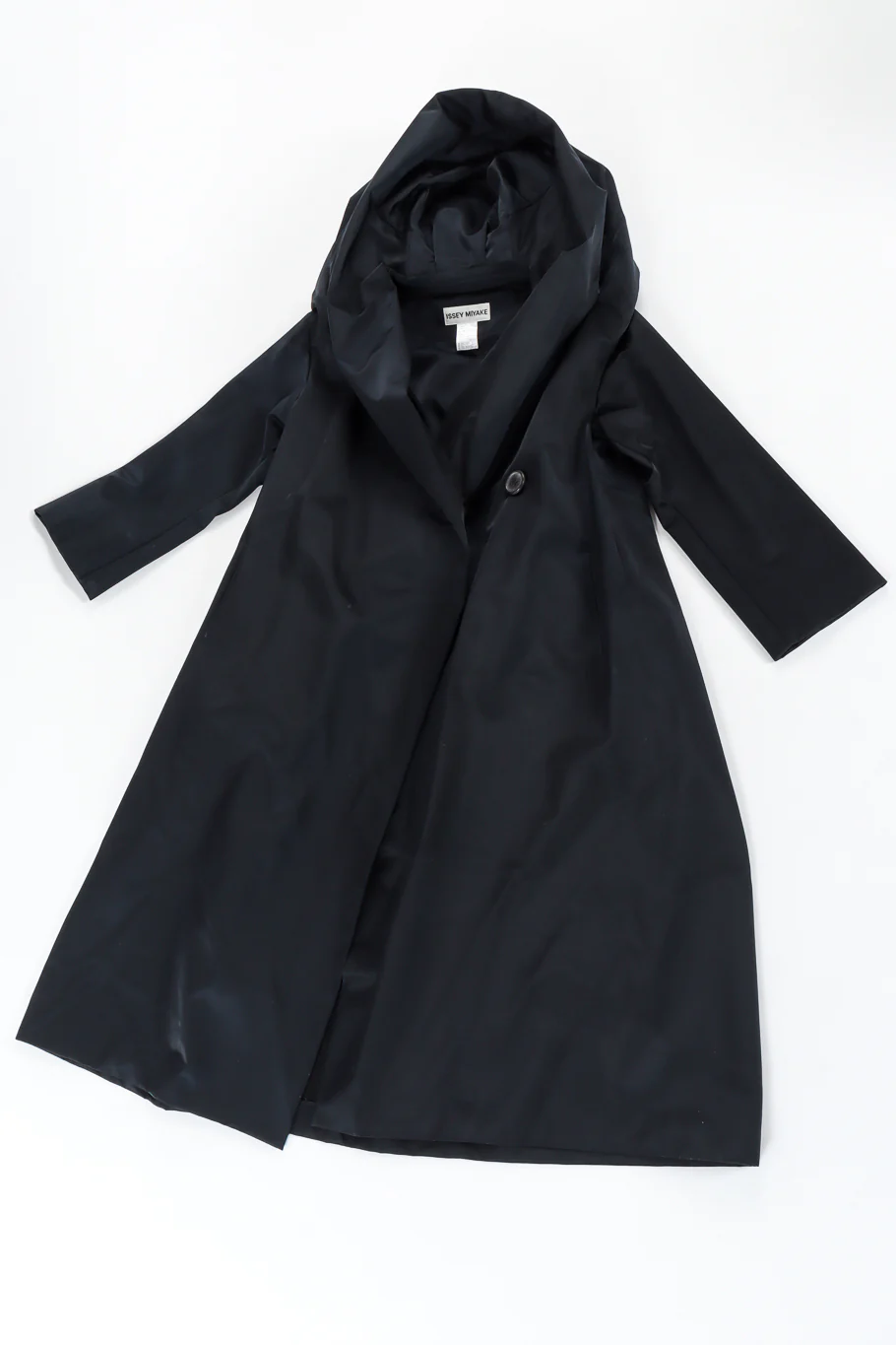 Hooded Satin Overcoat - Image 12