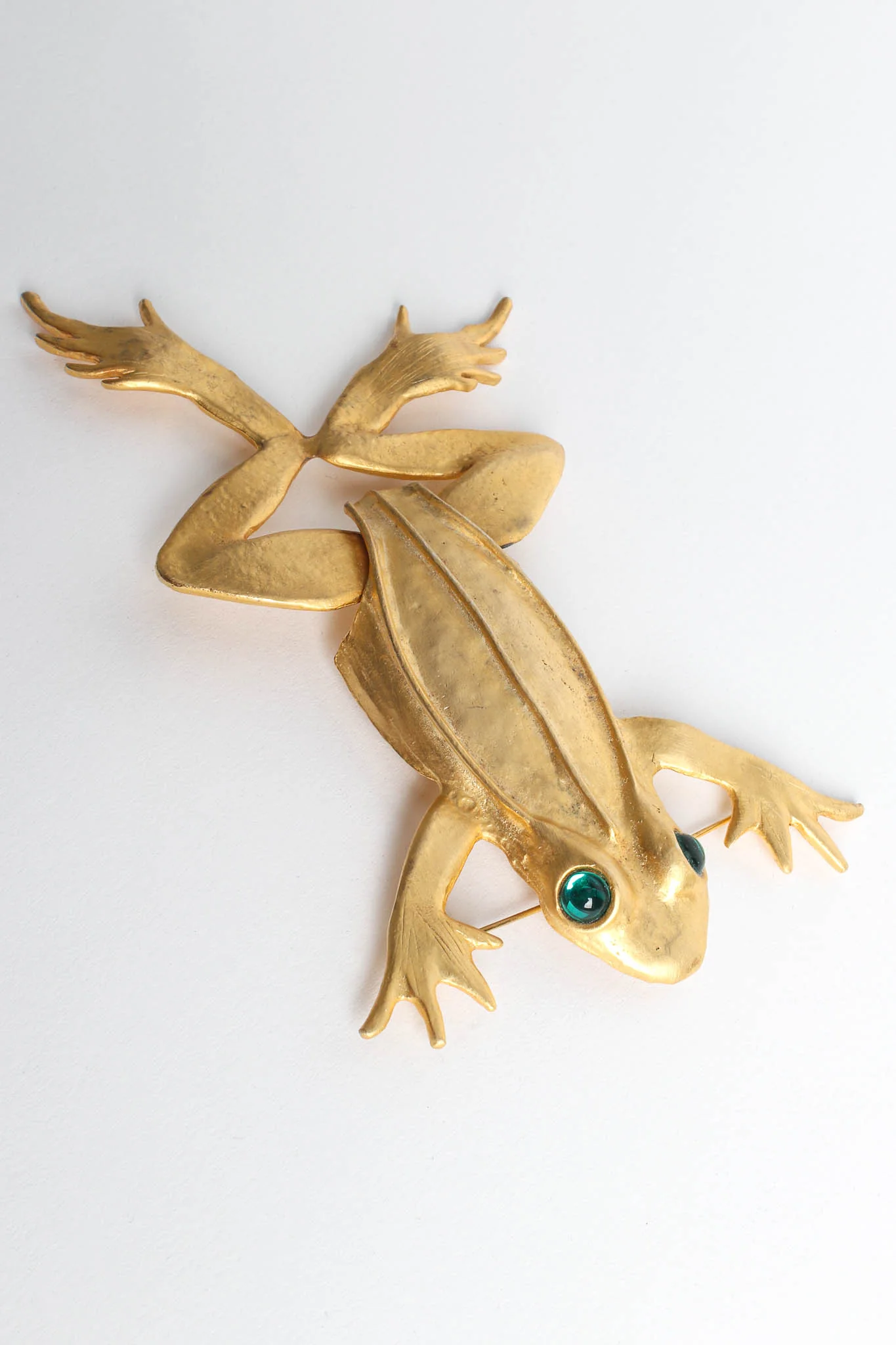 Leaping Frog Brooch