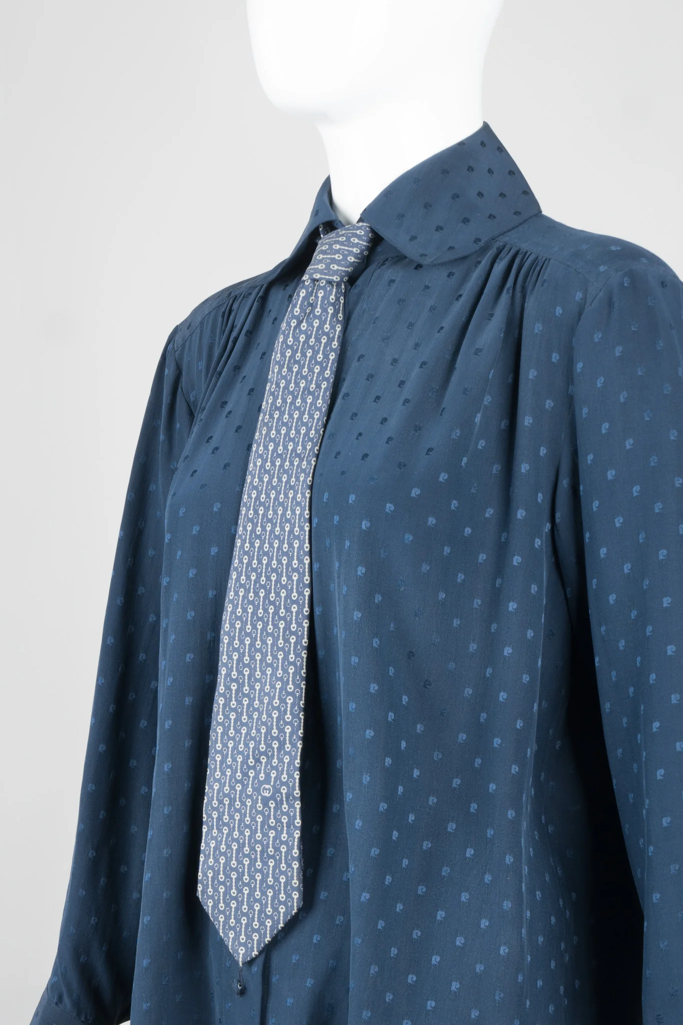 Horsebit Silk Tie - Image 3