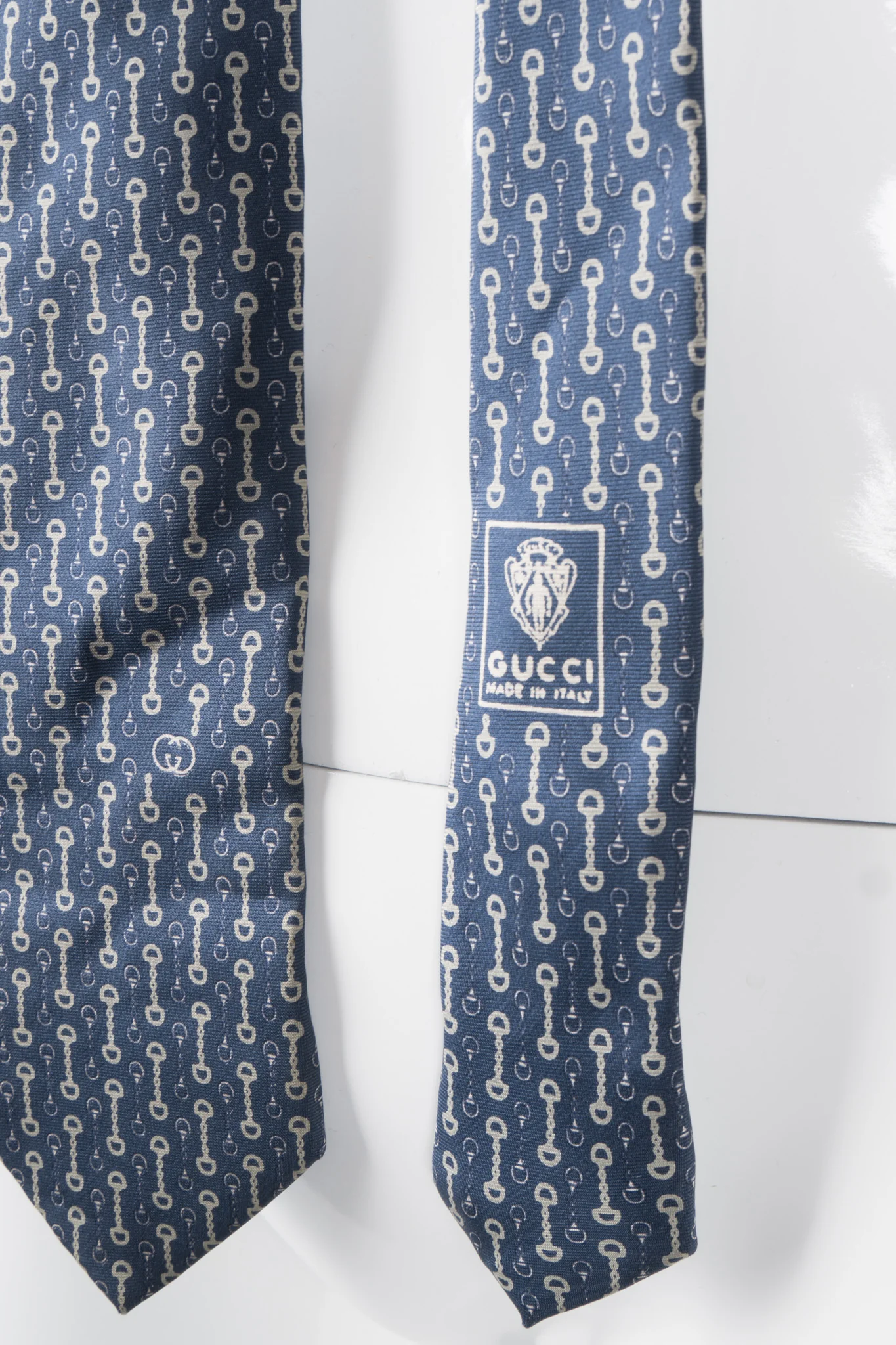 Horsebit Silk Tie - Image 7