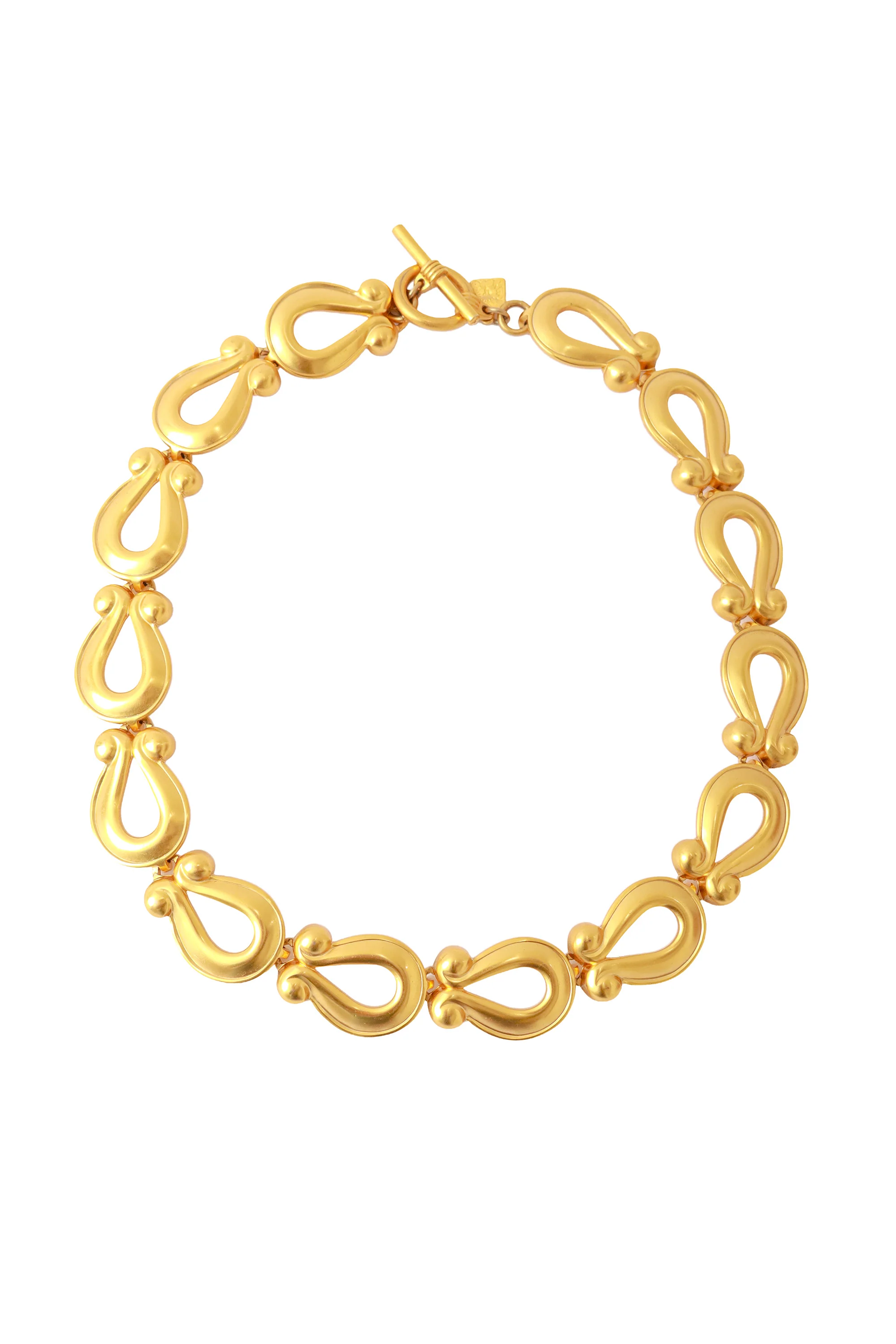 Horseshoe Link Collar Necklace