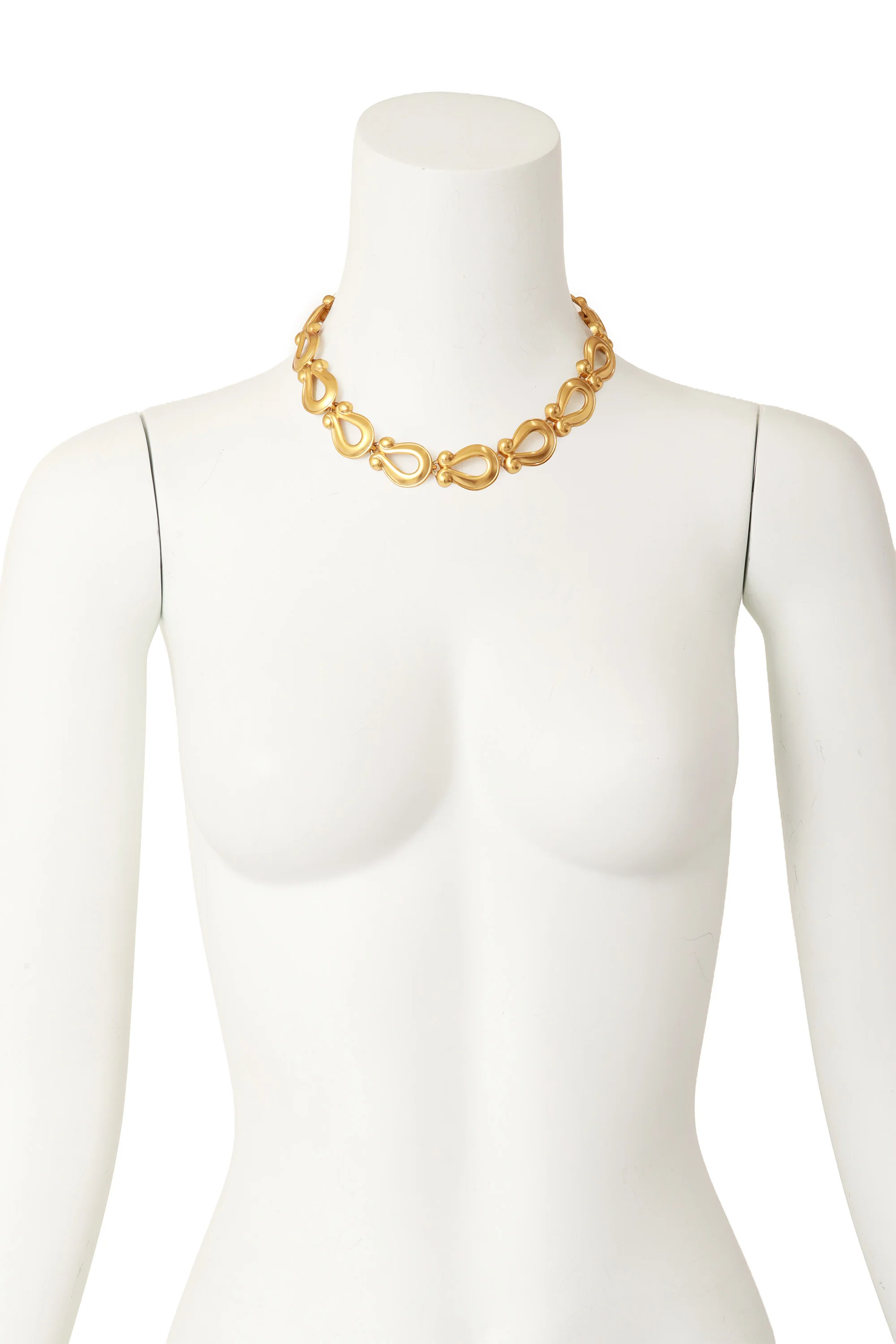 Horseshoe Link Collar Necklace - Image 2
